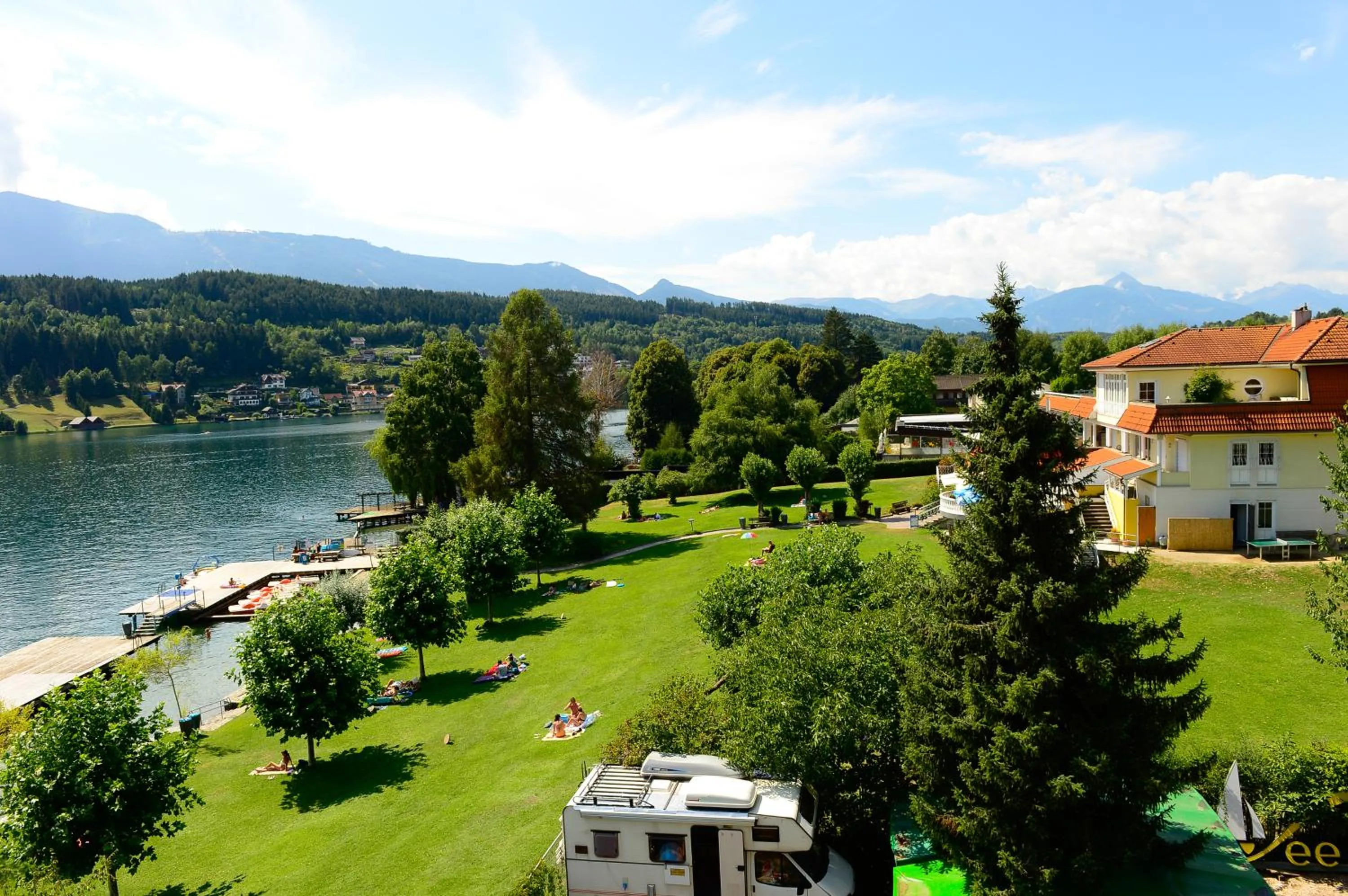 Lake view in Strandhotel Pichler