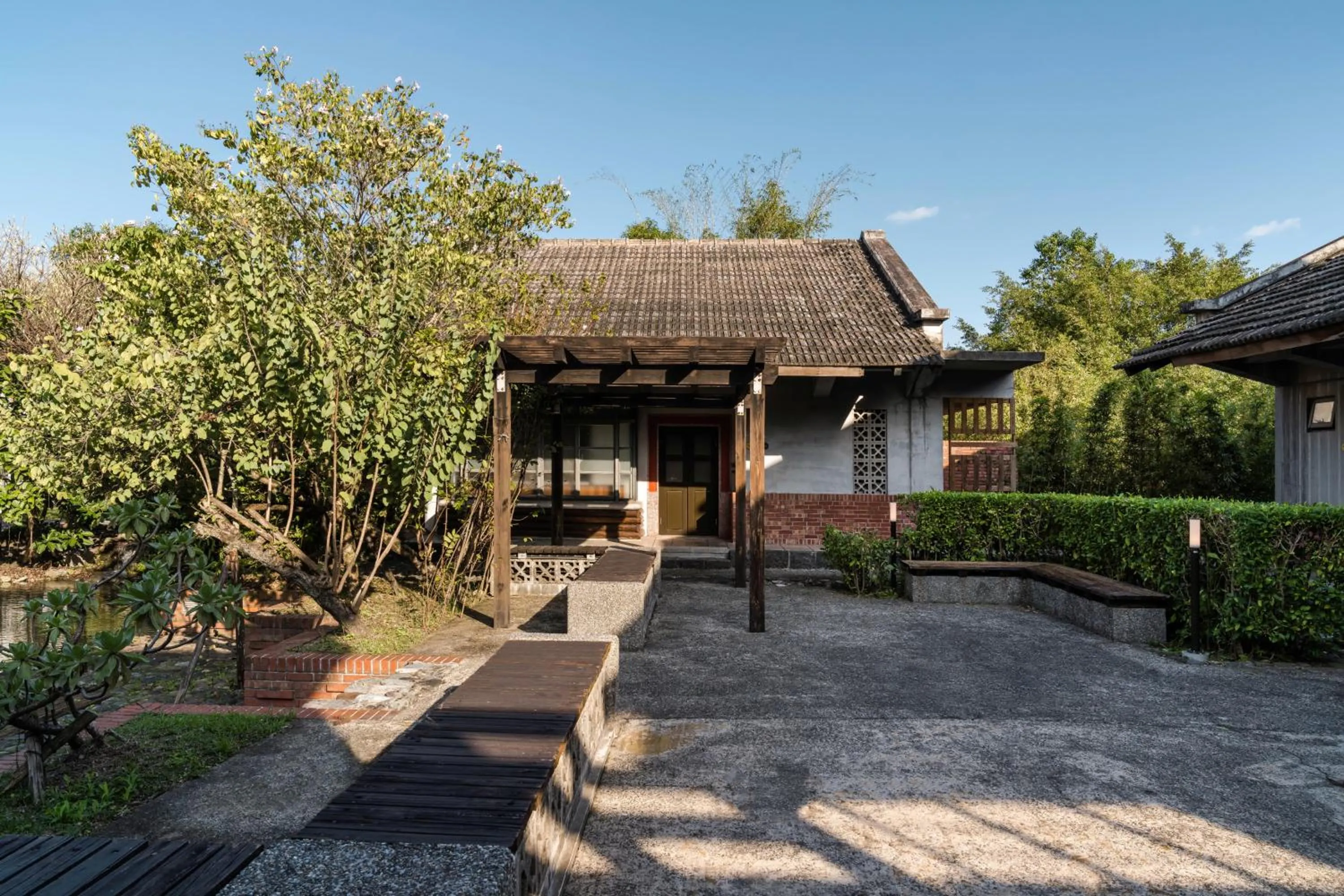 Property building in The Moment Hotel Yilan by Lakeshore