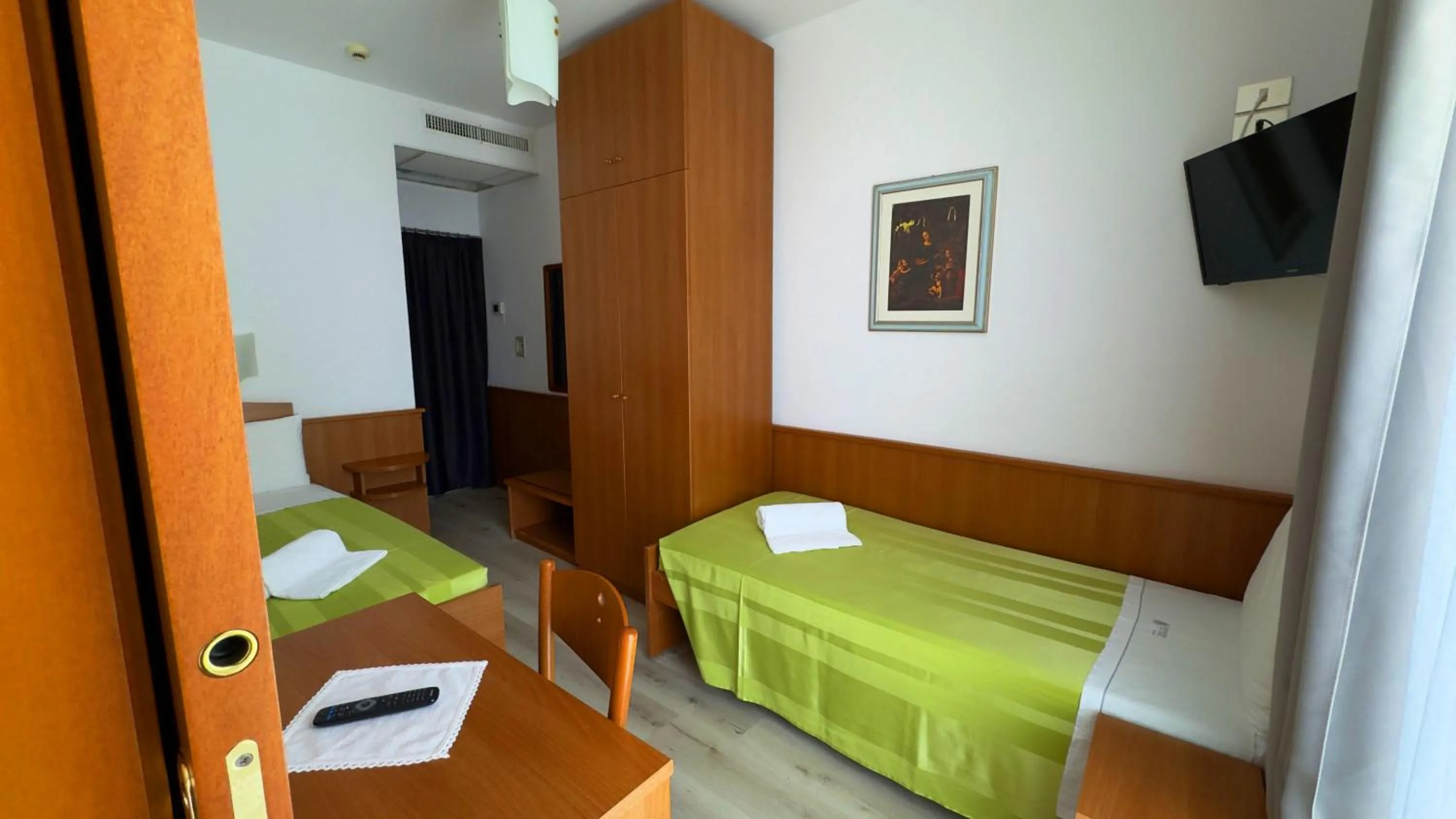 Bed in Hotel Leonardo Da Vinci Wellness SPA