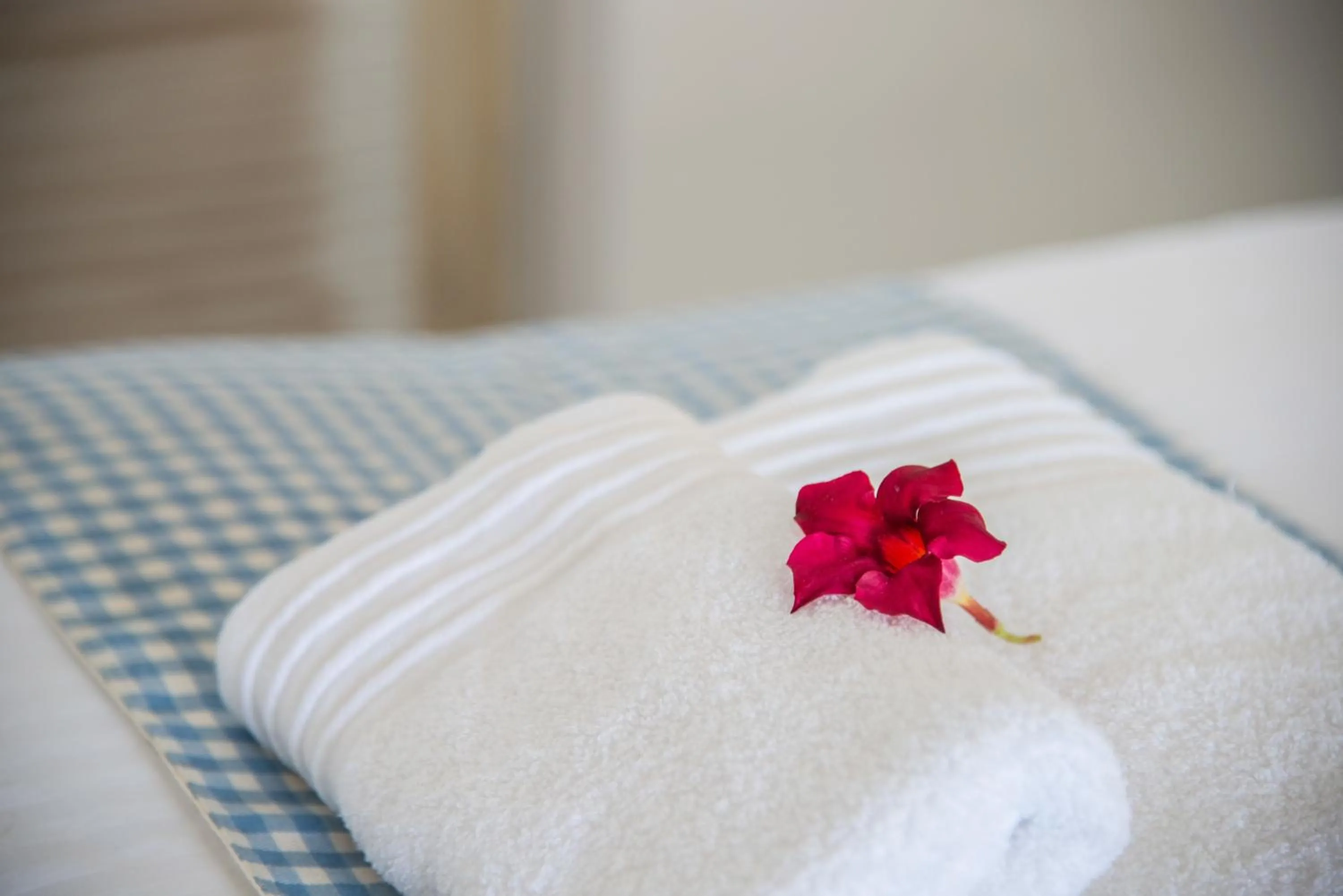 Decorative detail, Bed in Cycladic Islands Hotel & Spa