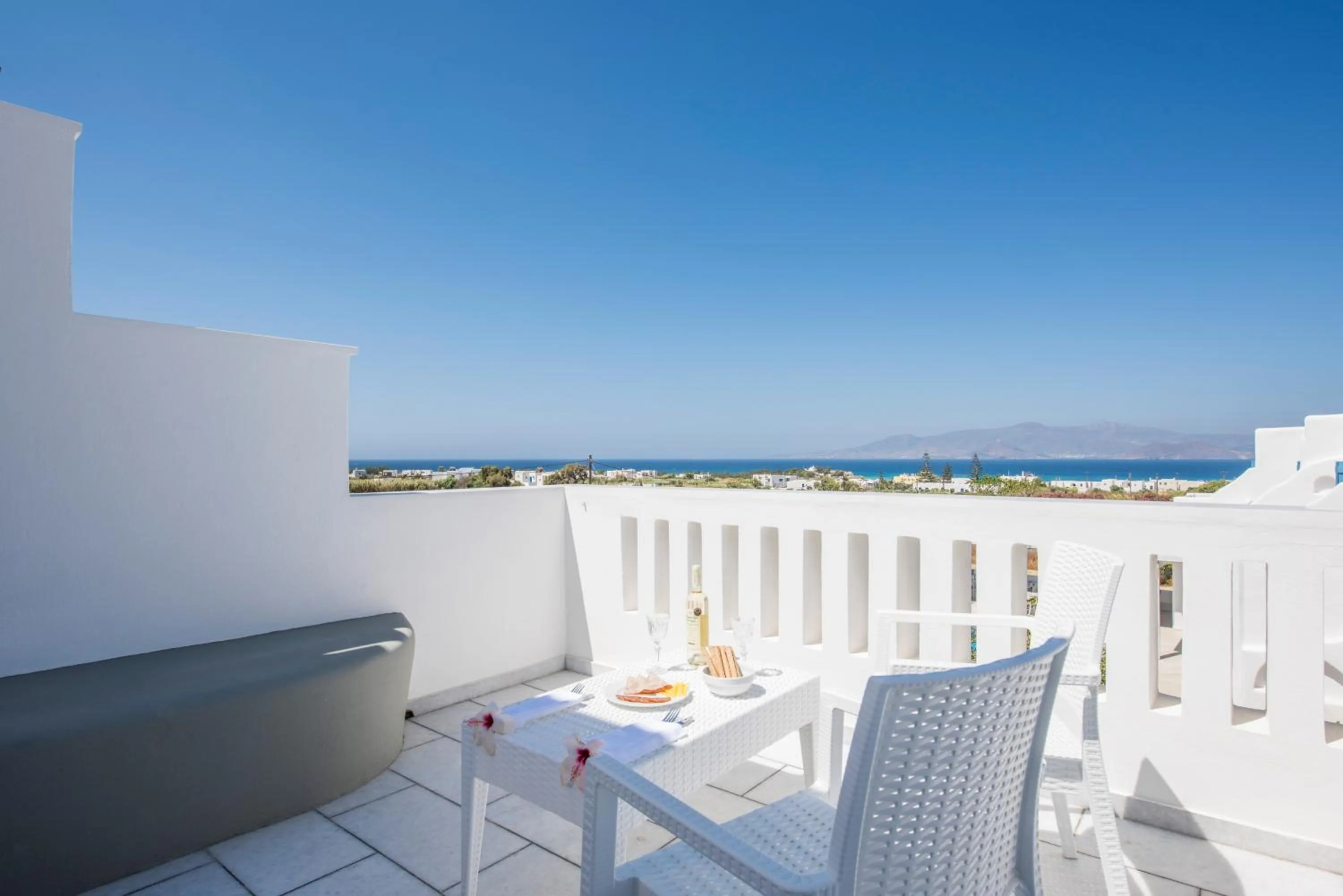 Balcony/Terrace in Cycladic Islands Hotel & Spa