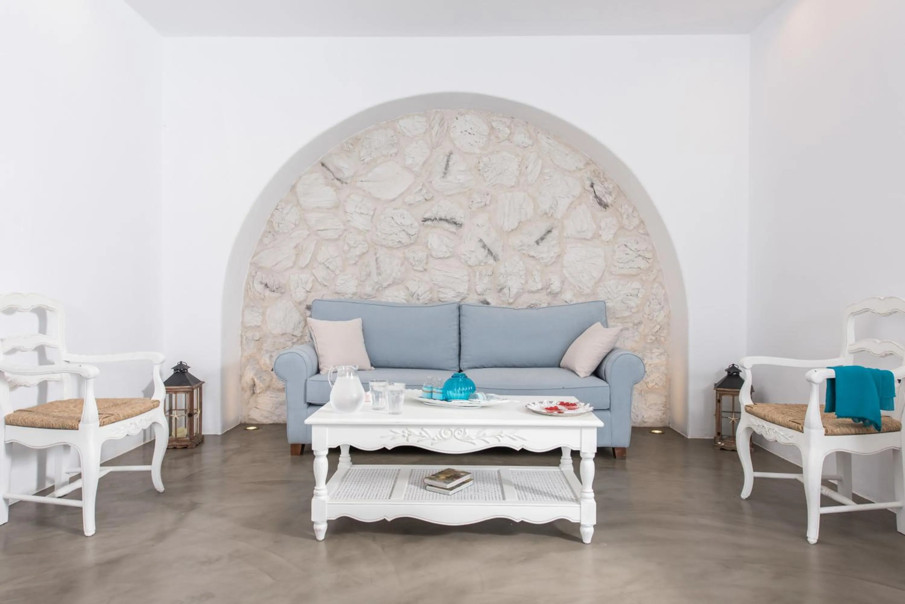 Lobby or reception in Cycladic Islands Hotel & Spa