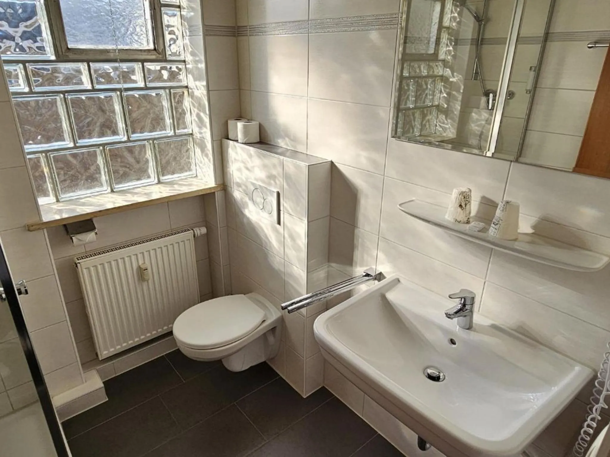 Bathroom in Hotel Hirsch Günzburg