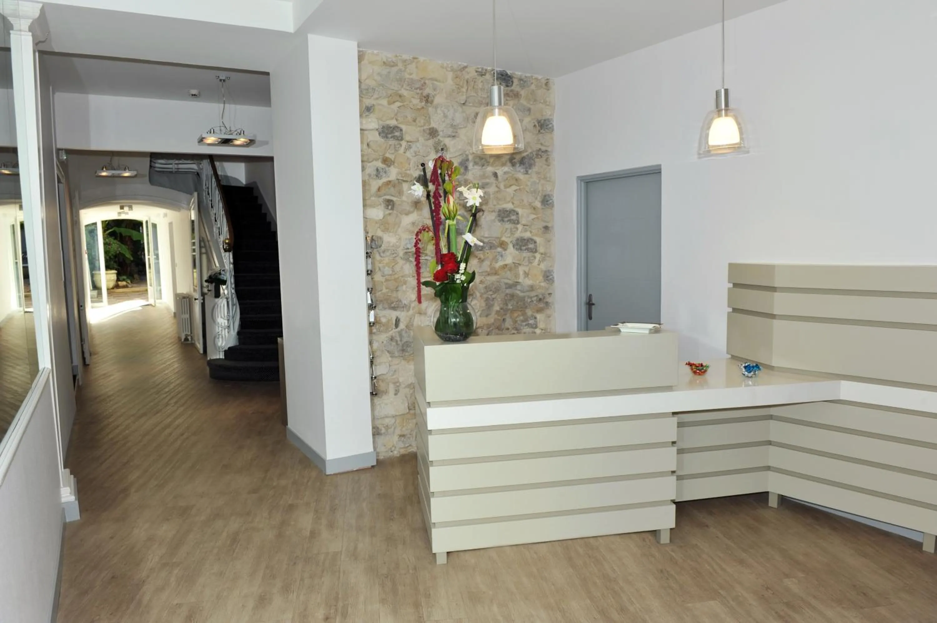 Lobby or reception in Hôtel Atlantic