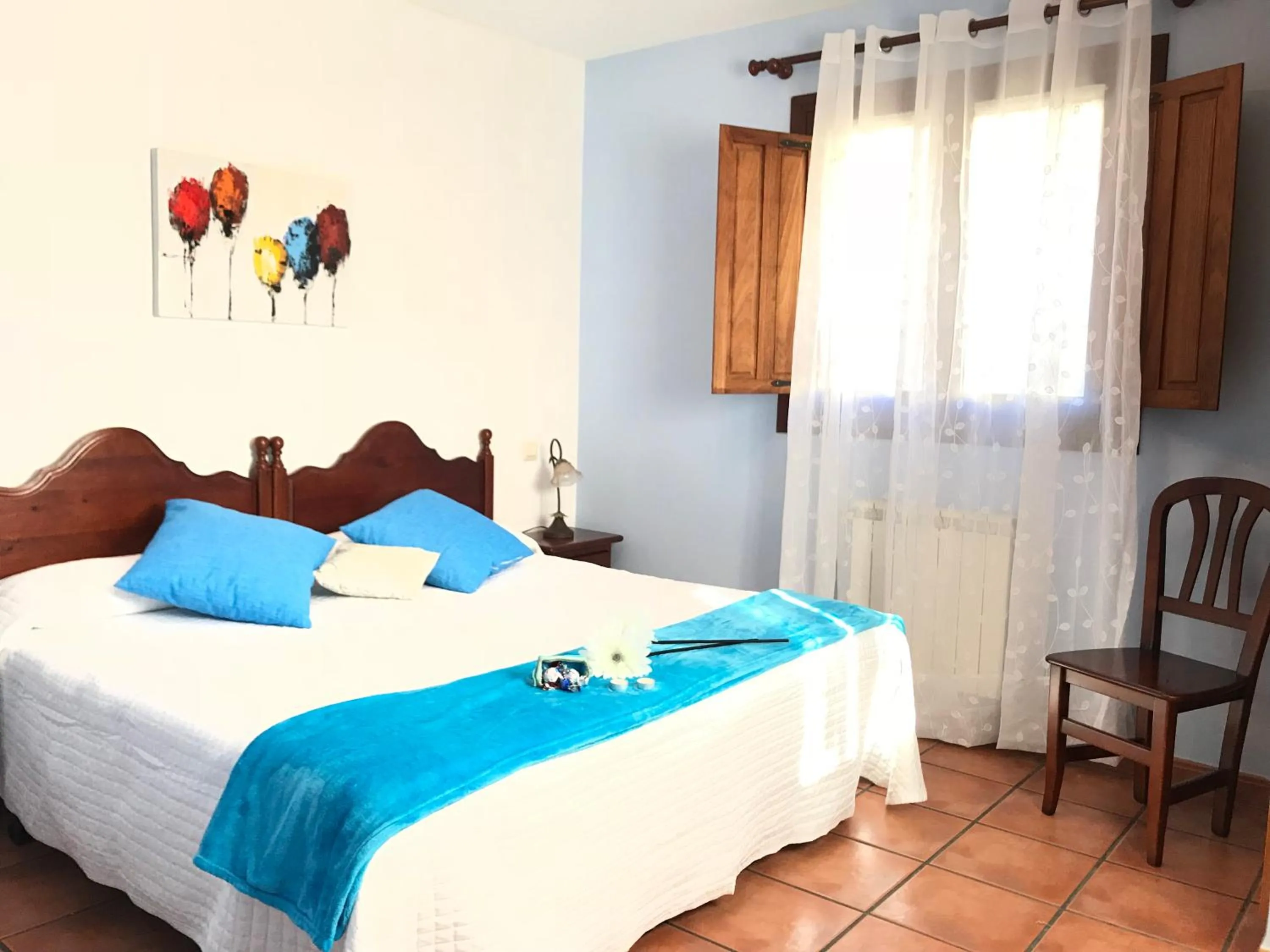 Bed in Posada Mediavia