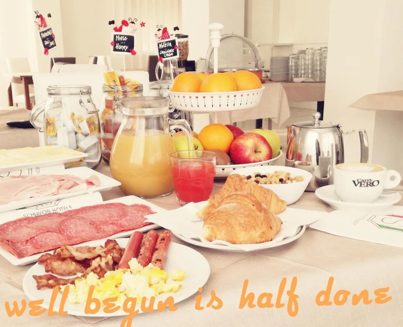 Breakfast in Hotel Pex Padova