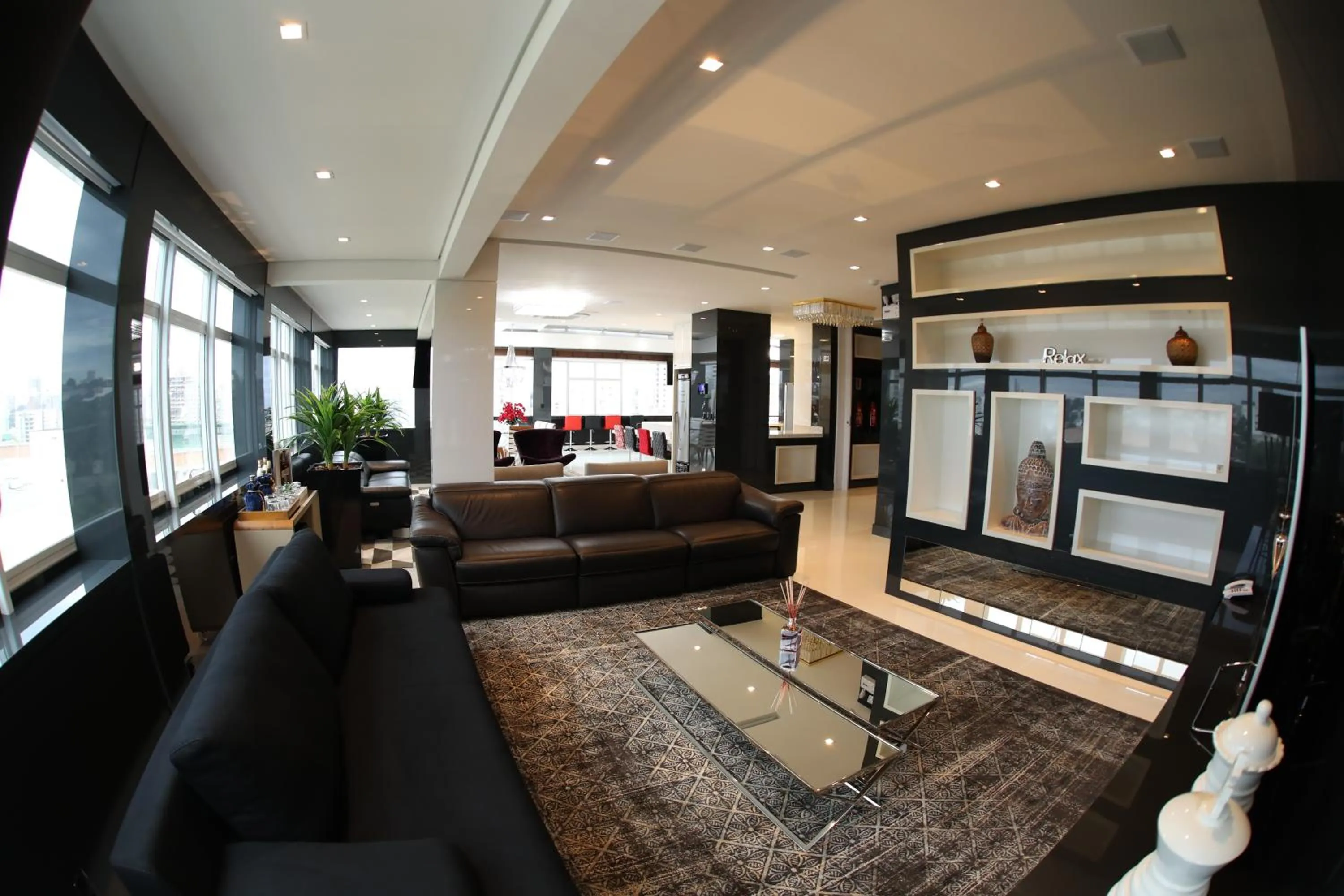 Living room in Holiday & Business Hotel - Em frente ao Centro de Eventos e Arena Conda