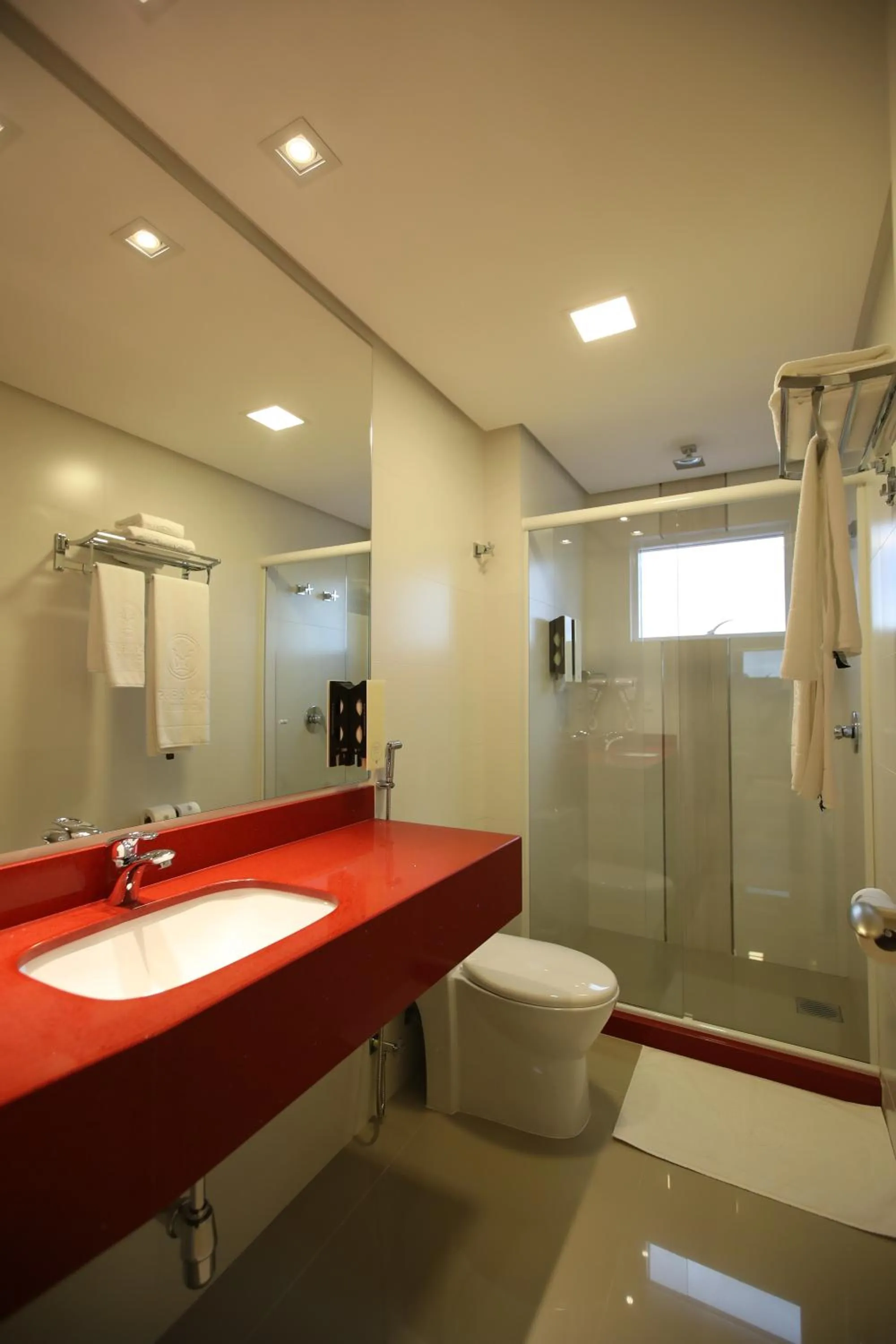 Bathroom in Holiday & Business Hotel - Em frente ao Centro de Eventos e Arena Conda