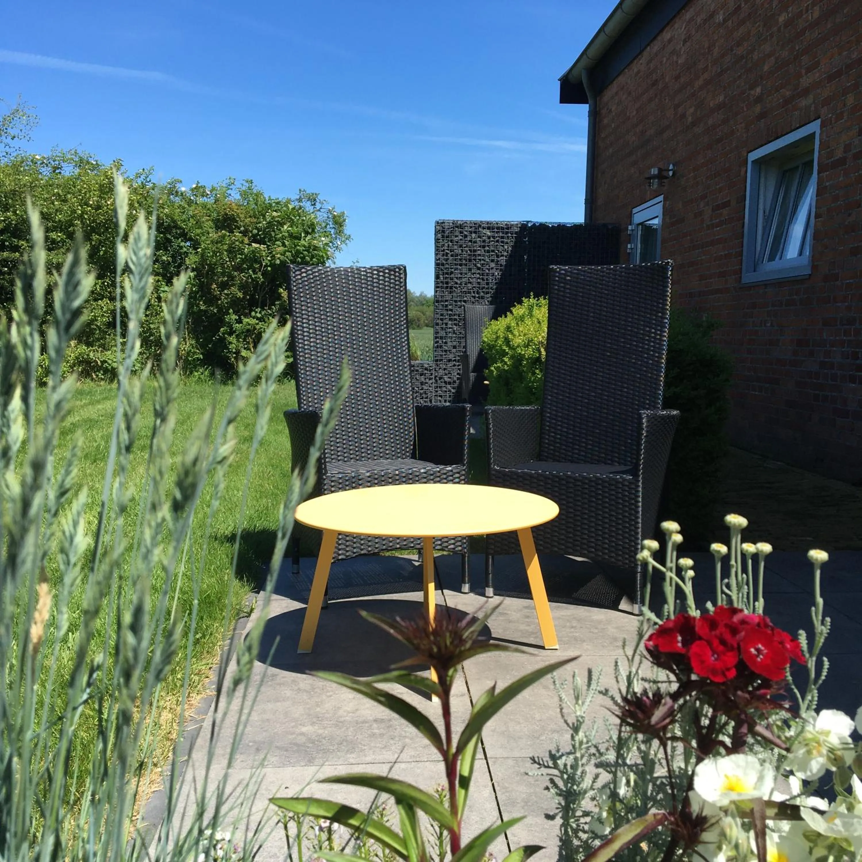 Garden in Hoevehotel 'Hof Christina'