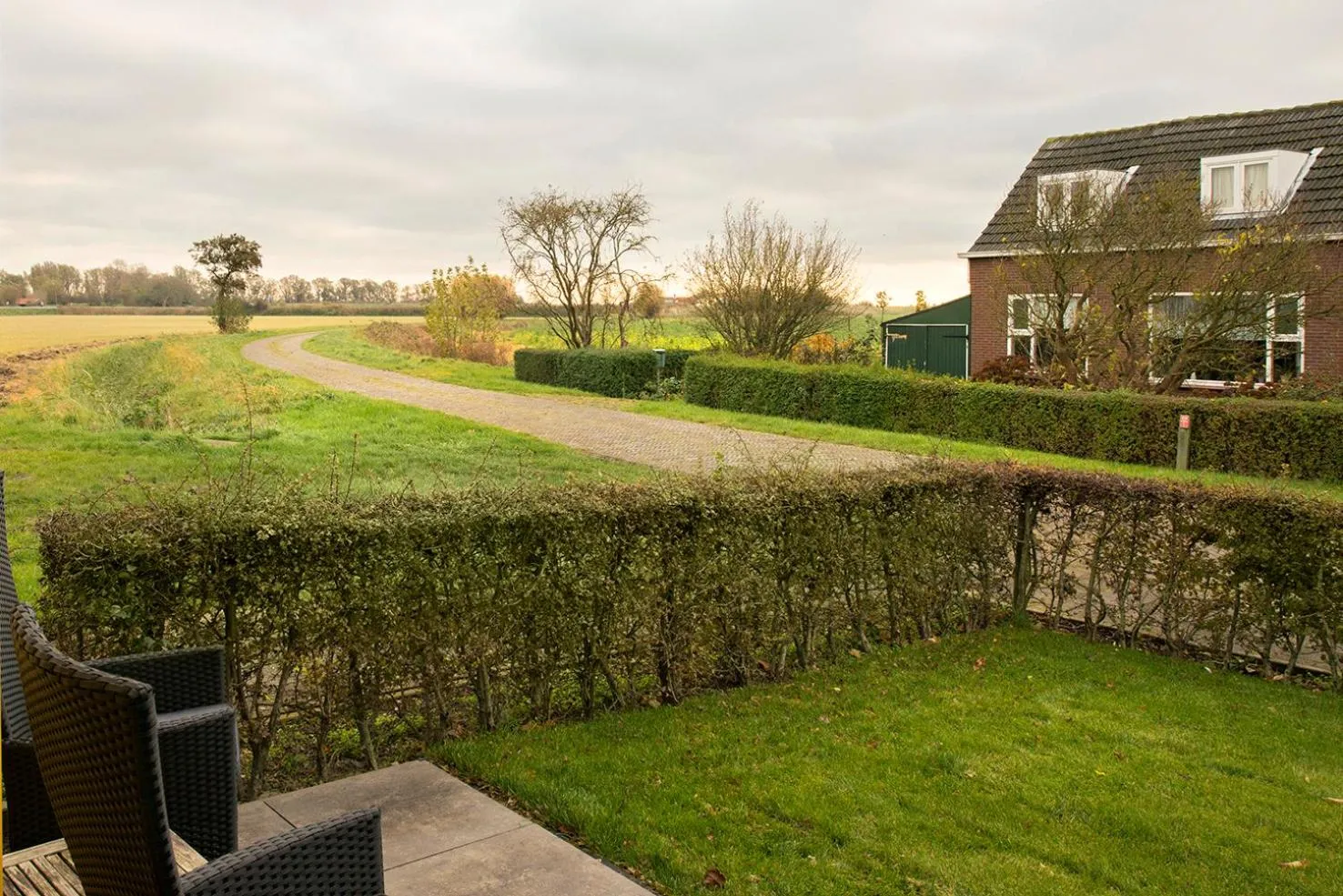 Balcony/Terrace in Hoevehotel 'Hof Christina'