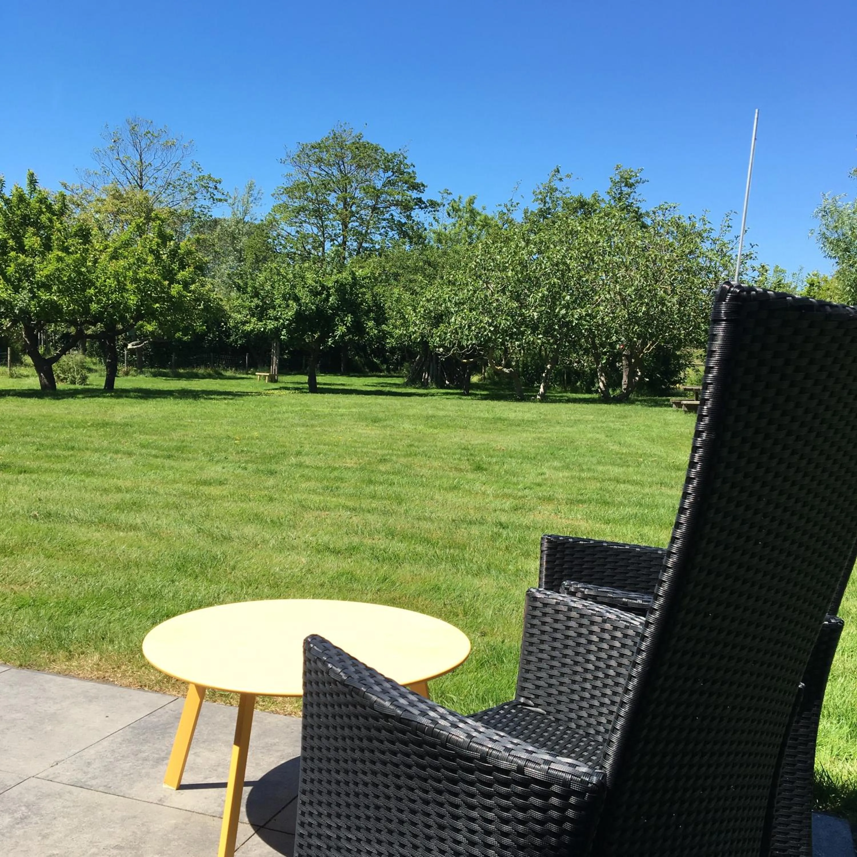 Garden in Hoevehotel 'Hof Christina'