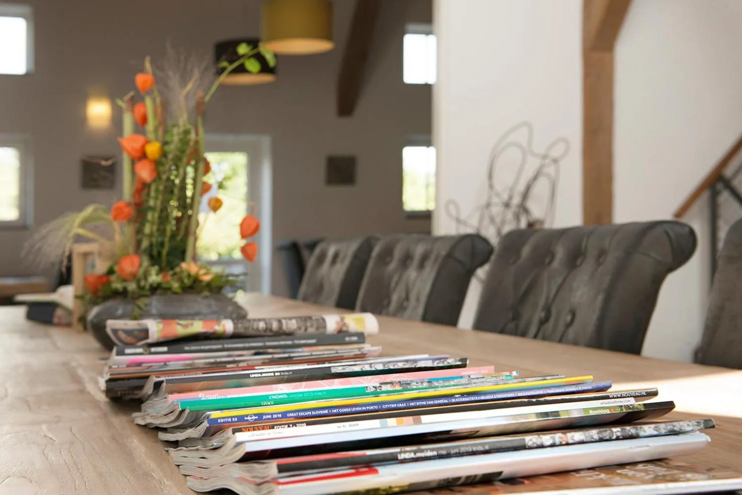 Communal lounge/ TV room in Hoevehotel 'Hof Christina'