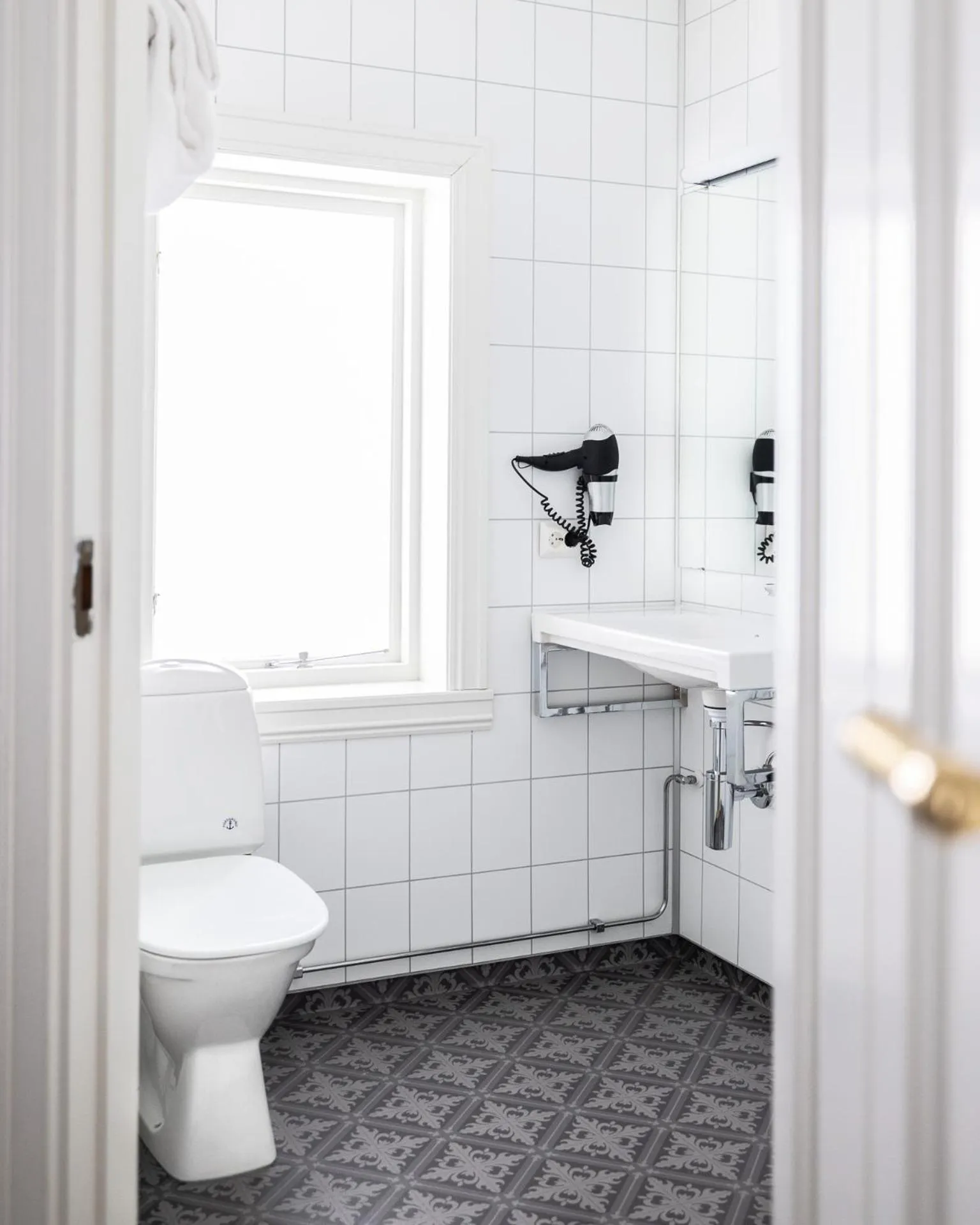 Toilet in Fru Haugans Hotel