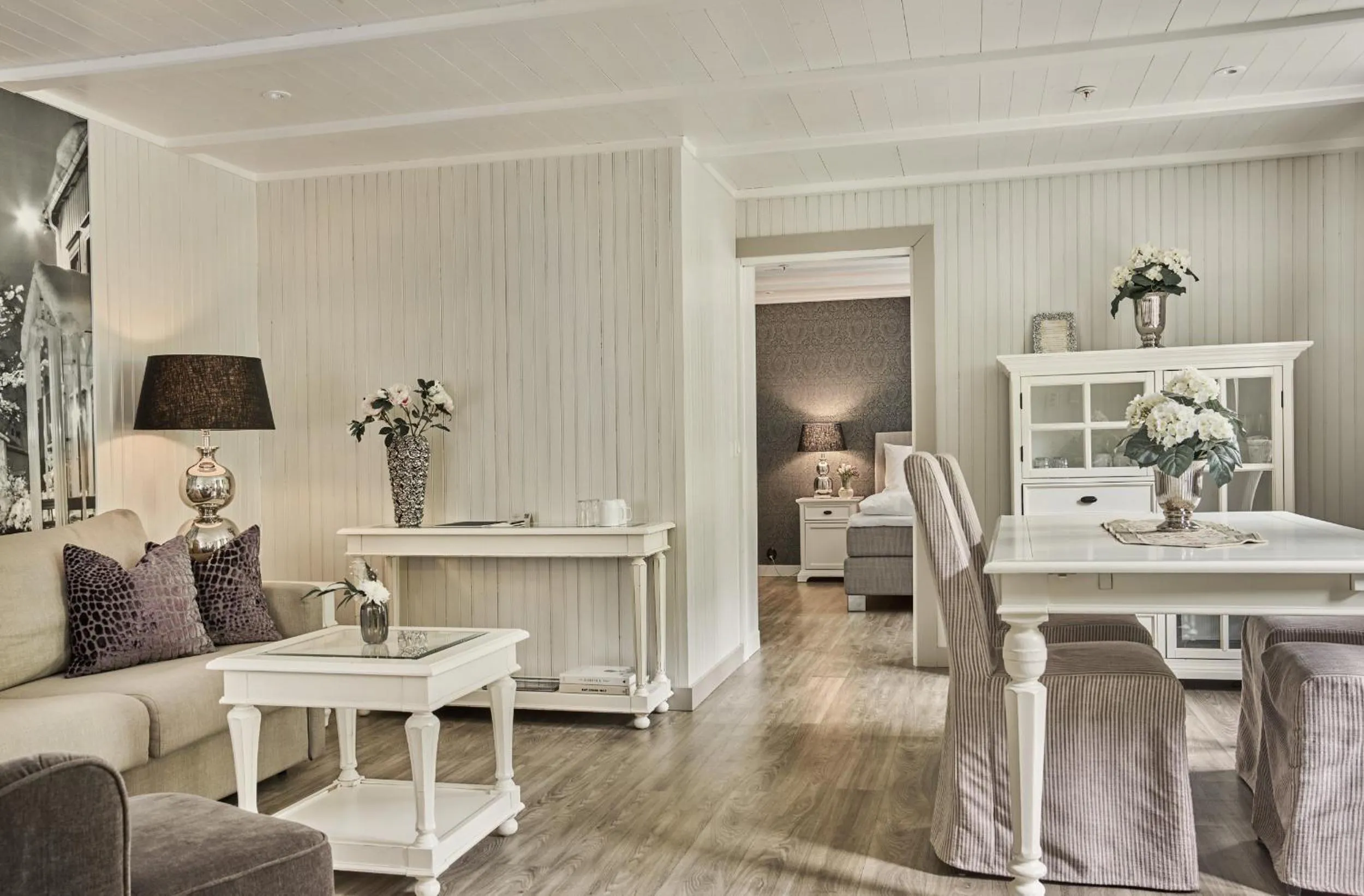 Living room in Fru Haugans Hotel