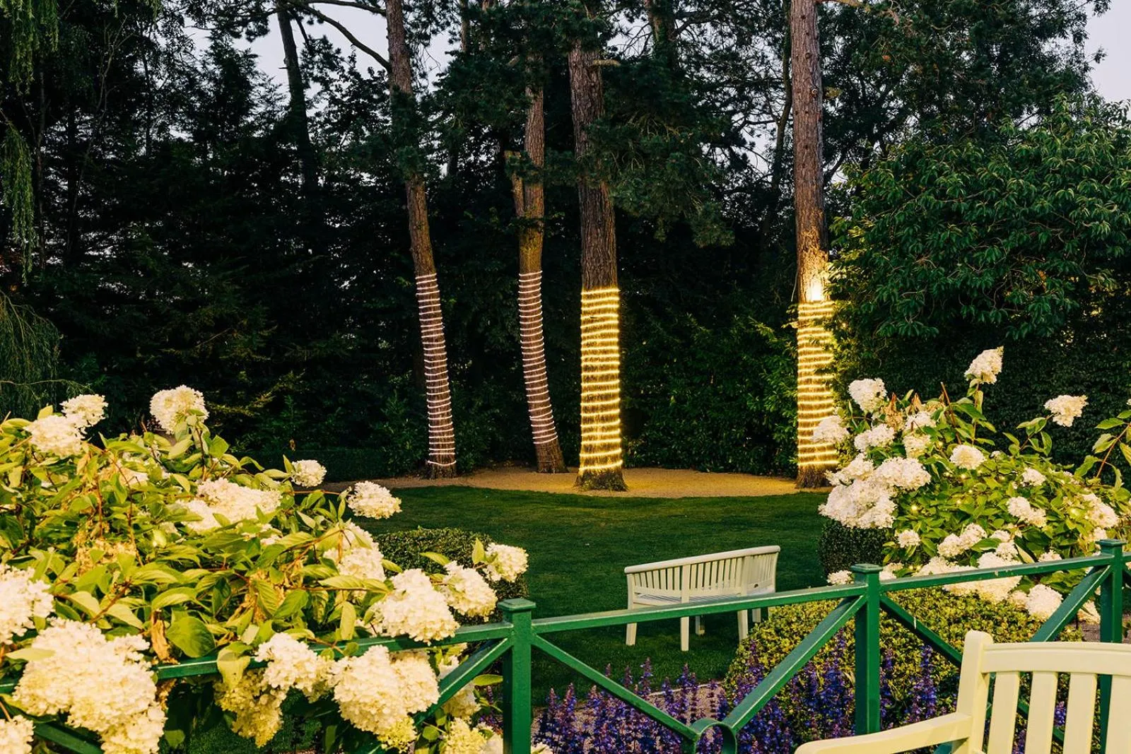 Garden view in The Keadeen Hotel