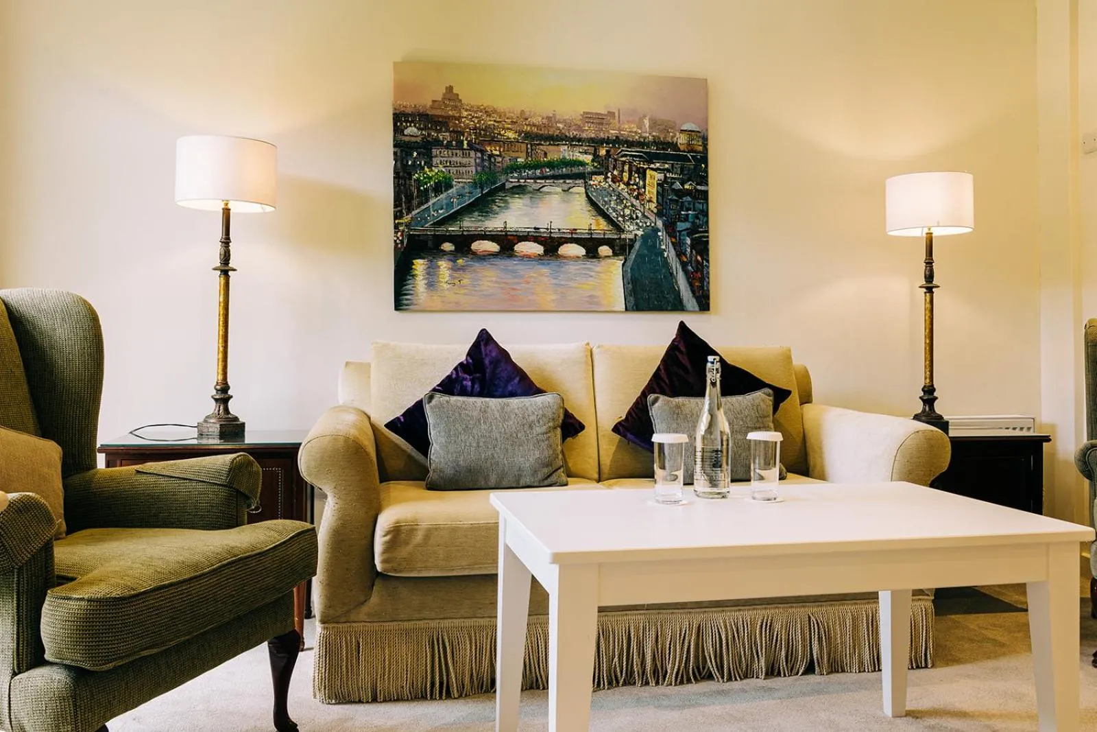 Seating area in The Keadeen Hotel