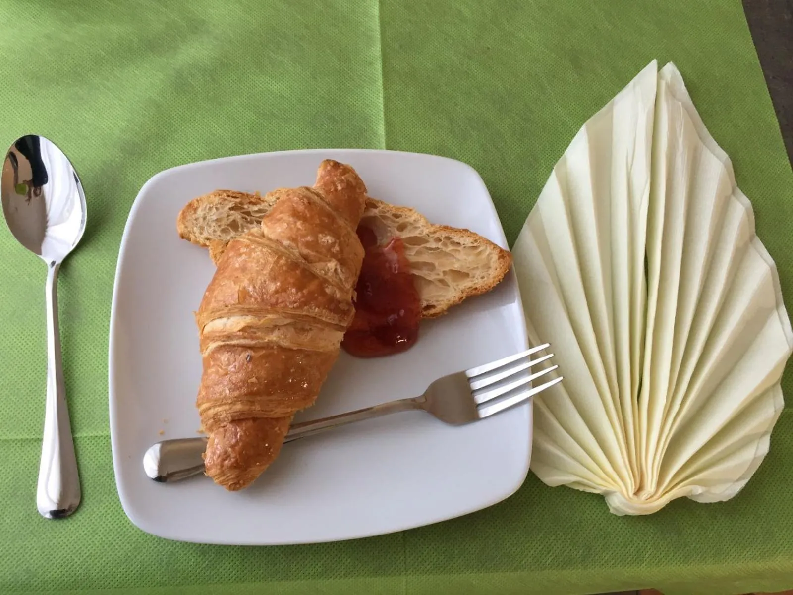 Italian breakfast in Villa Torbole