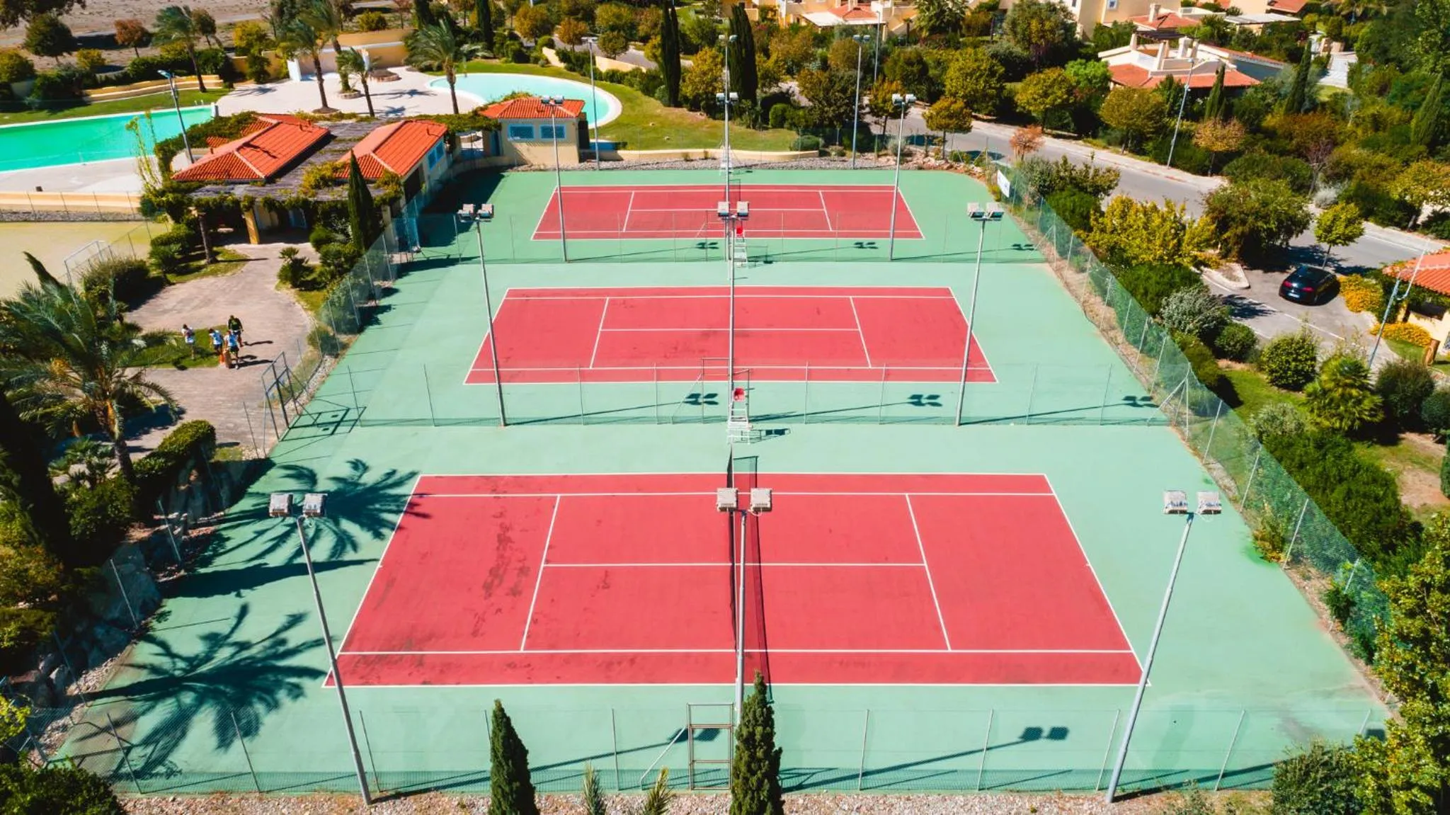 Tennis court in Argonauti Greenblu Resort