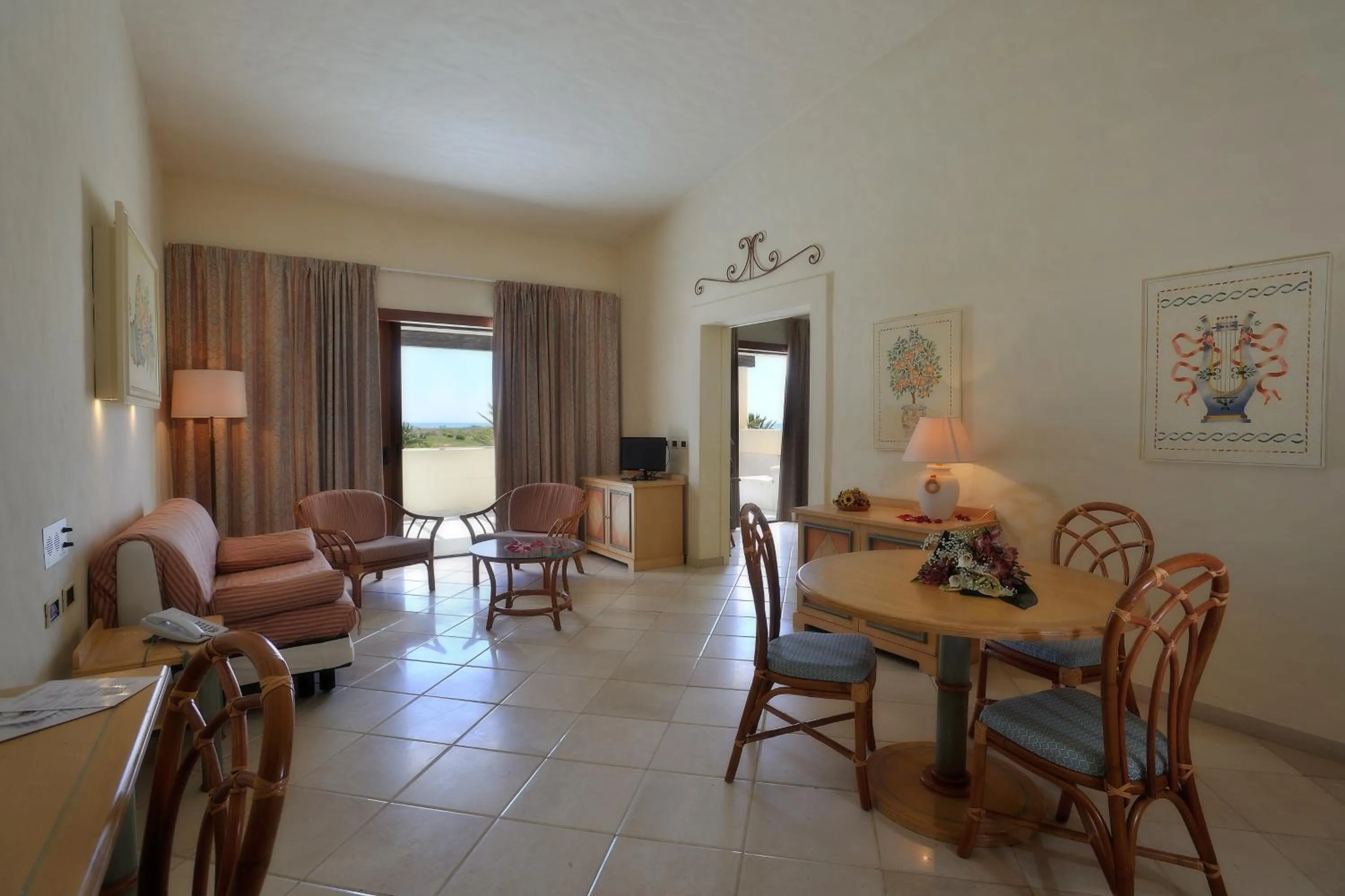 Seating area in Argonauti Greenblu Resort