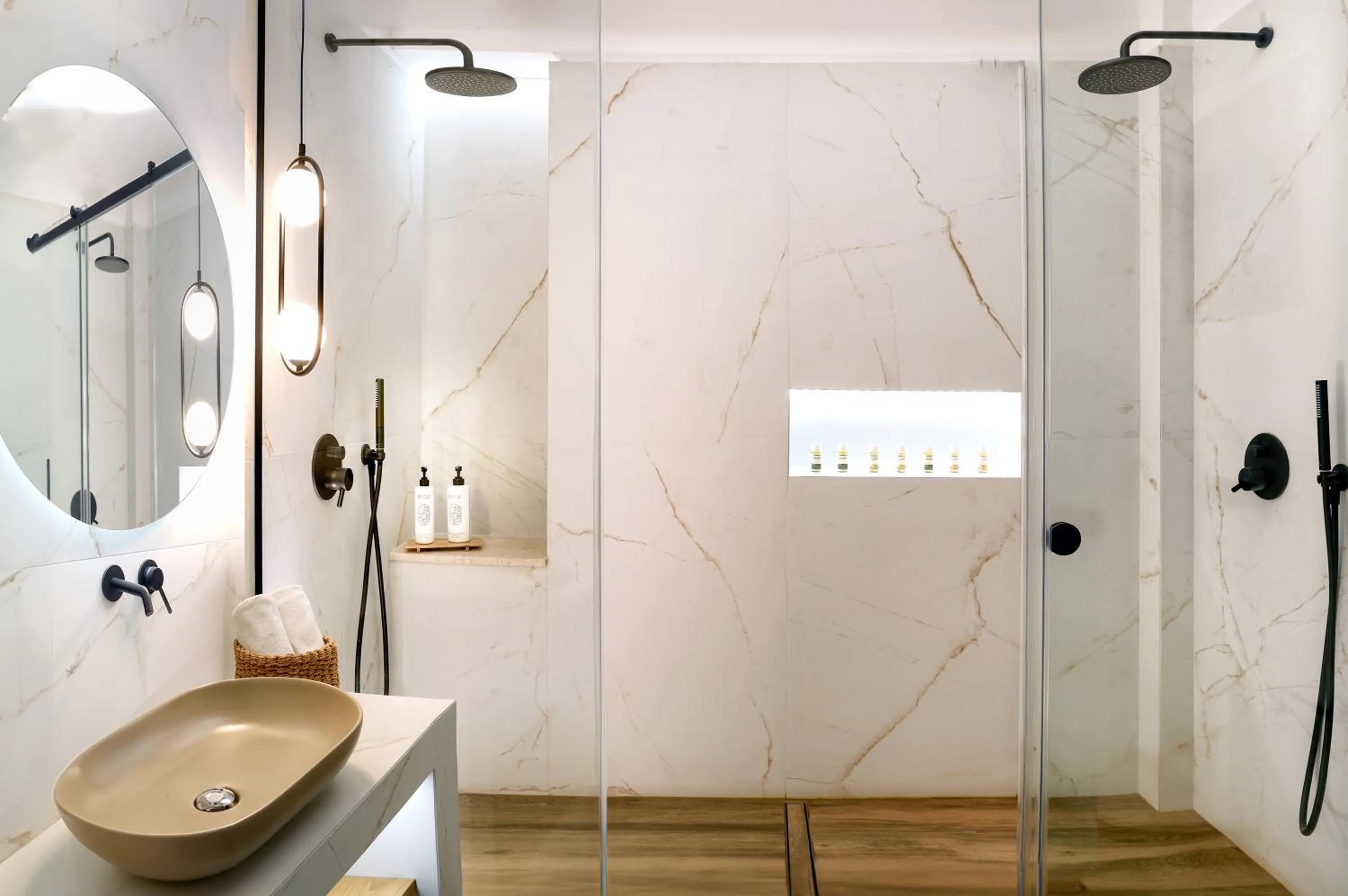 Shower in Amity Suites - Adults Only