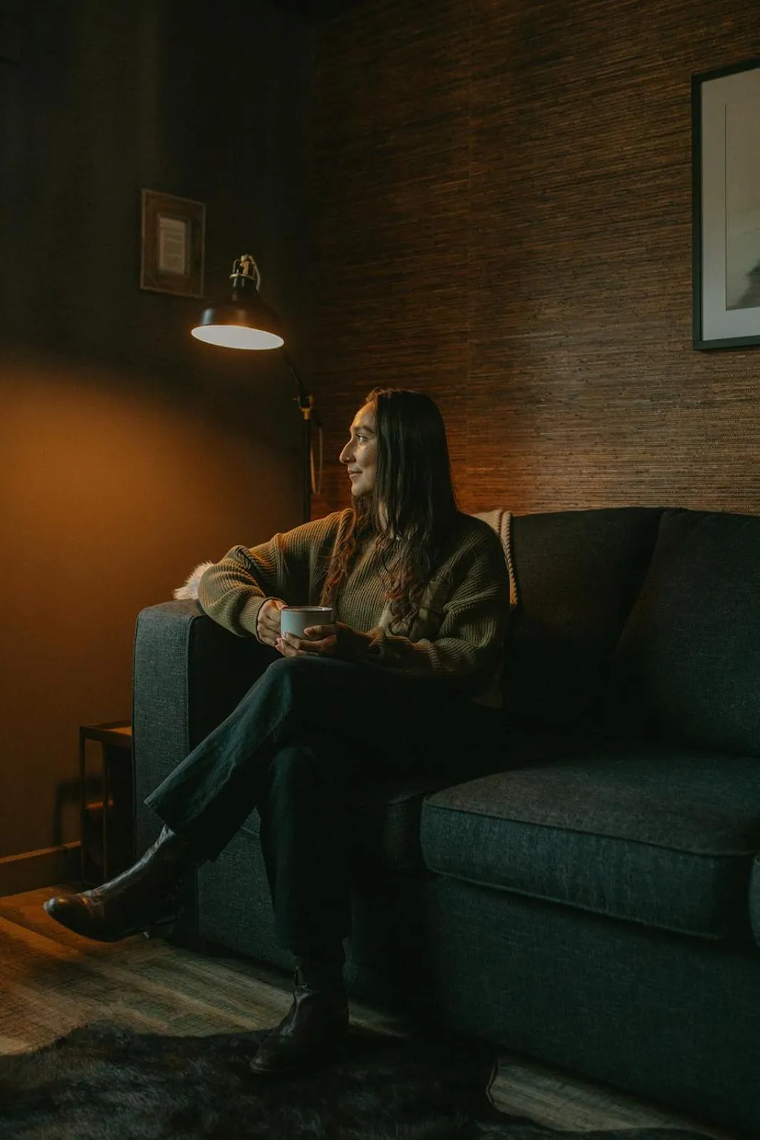 Living room in Creekside Villa