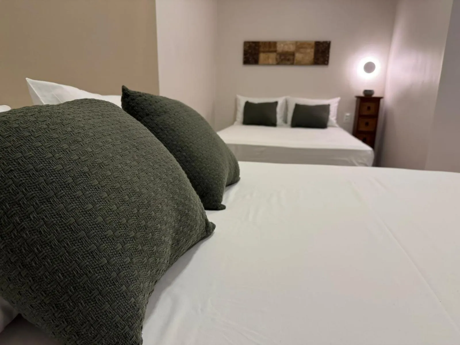 Bed in Portal Da Praia Hotel
