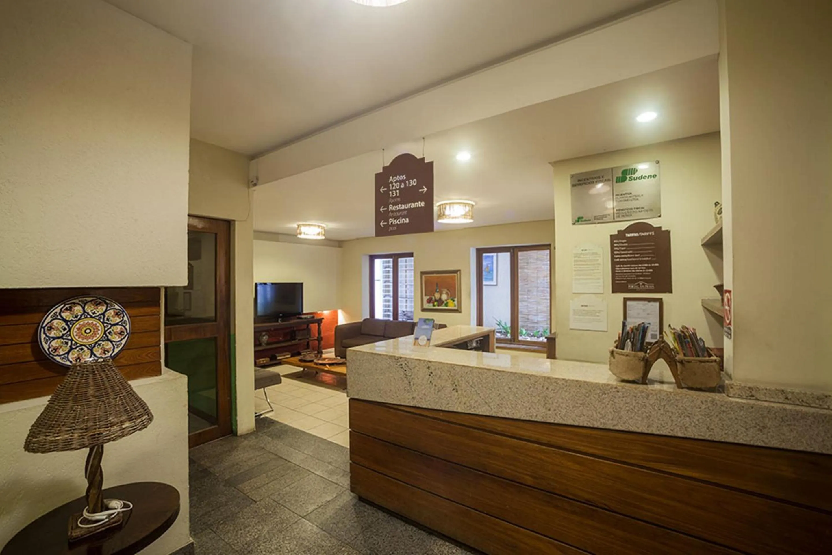 Lobby or reception in Portal Da Praia Hotel