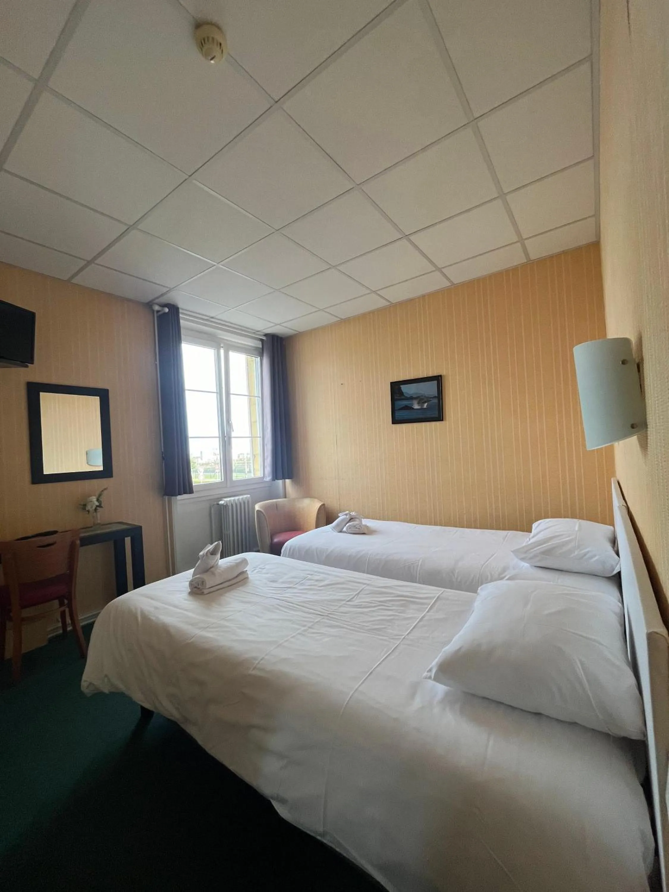 Photo of the whole room, Bed in Hôtel Le Phare