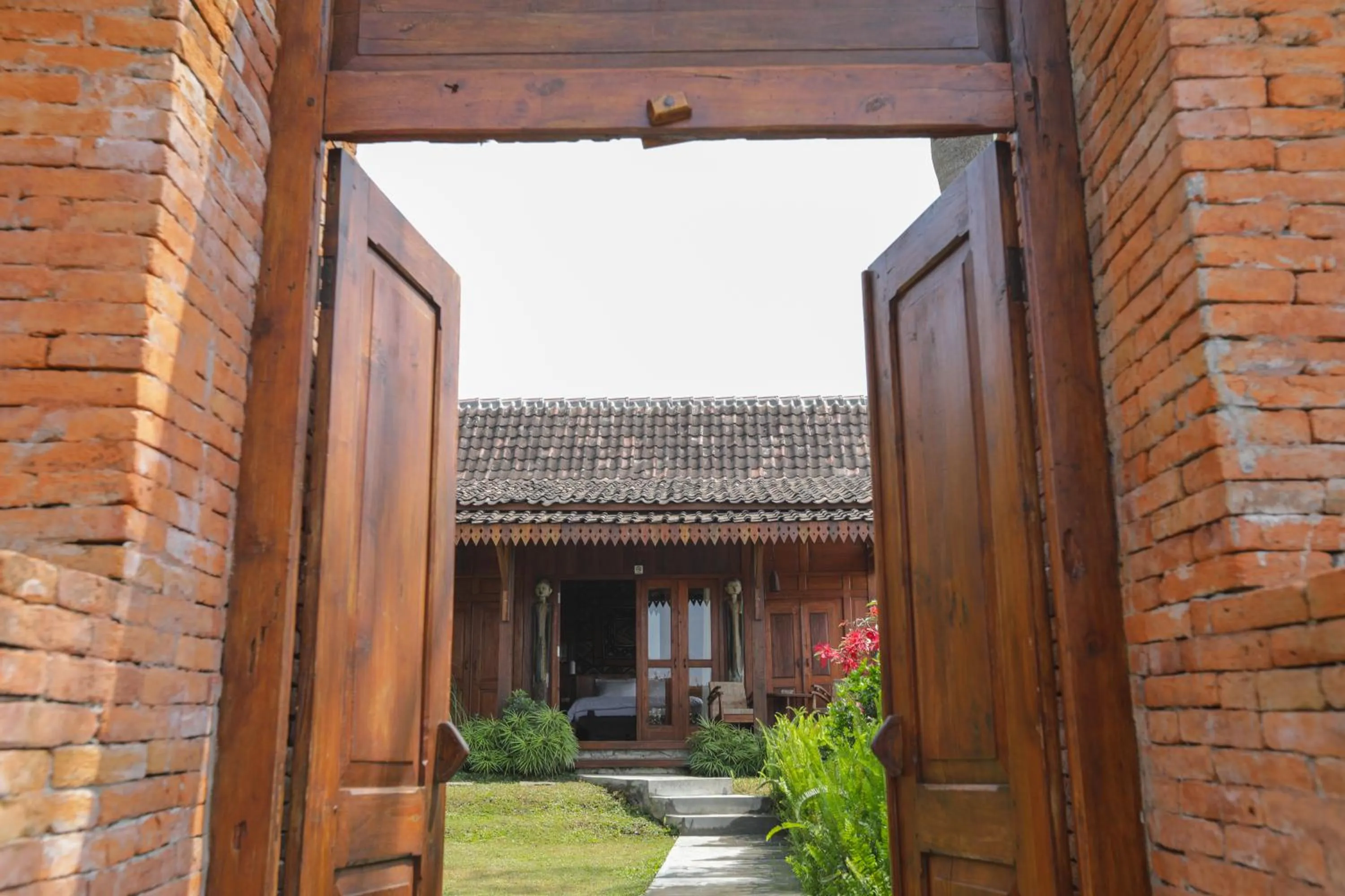 Facade/entrance in Joglo Exotico