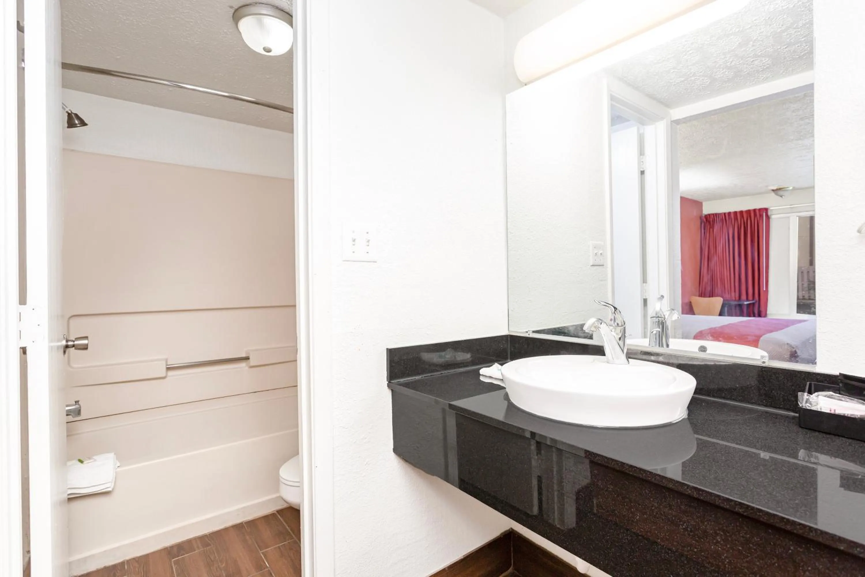 Bathroom in Relax Inn by OYO Columbus OH I 70