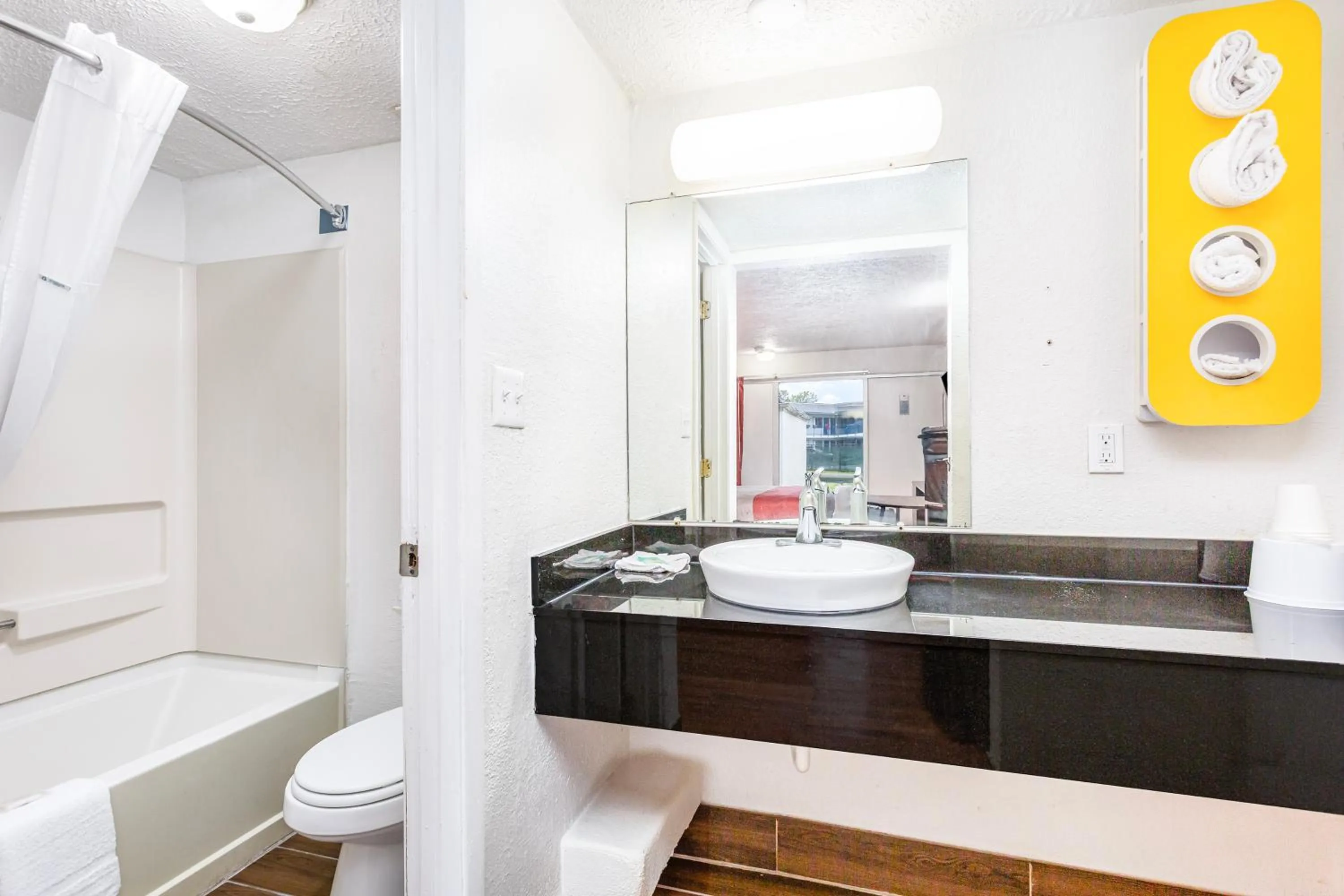 Bathroom in Relax Inn by OYO Columbus OH I 70