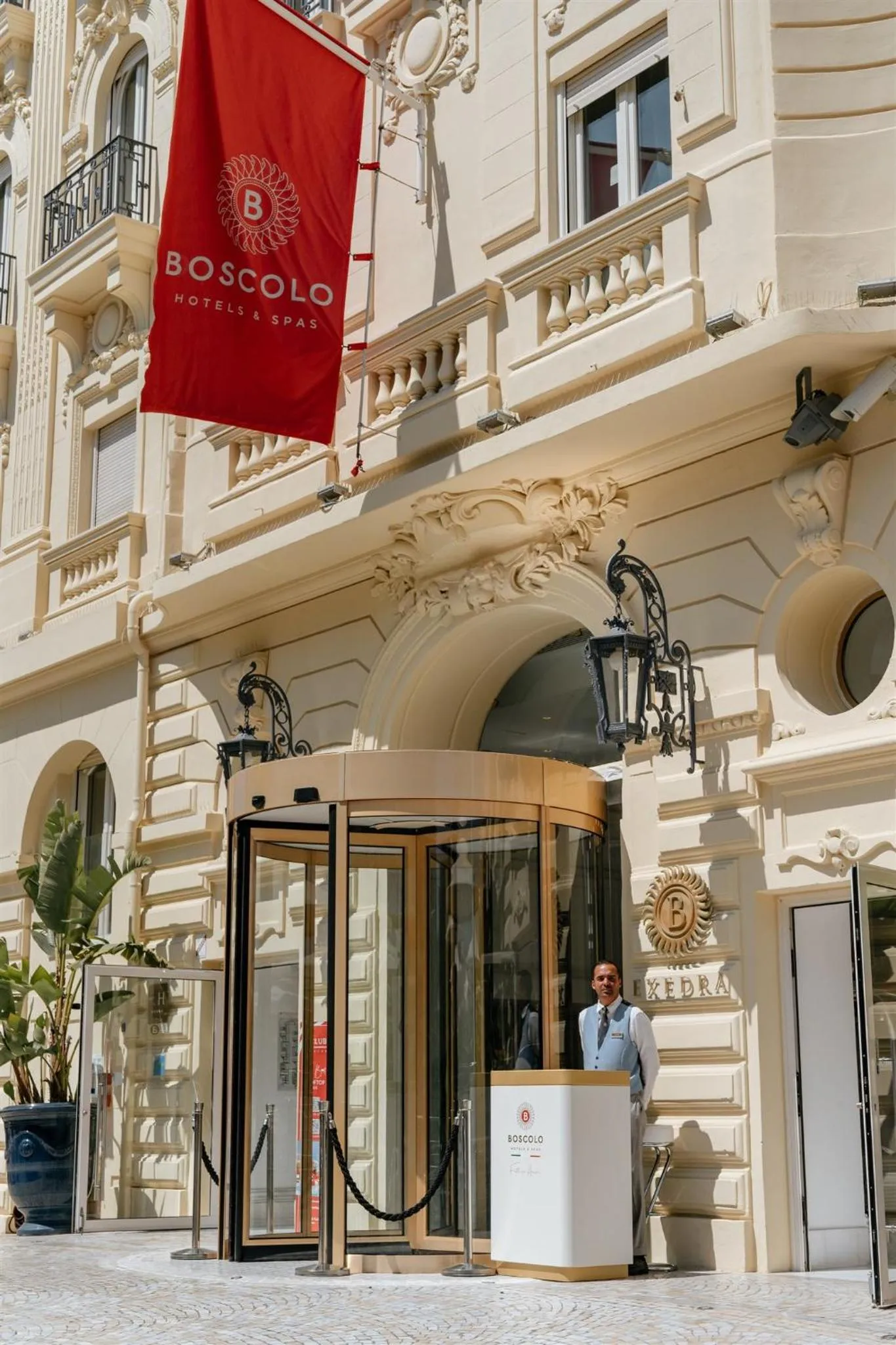 Facade/entrance in Boscolo Nice Hotel & Spa