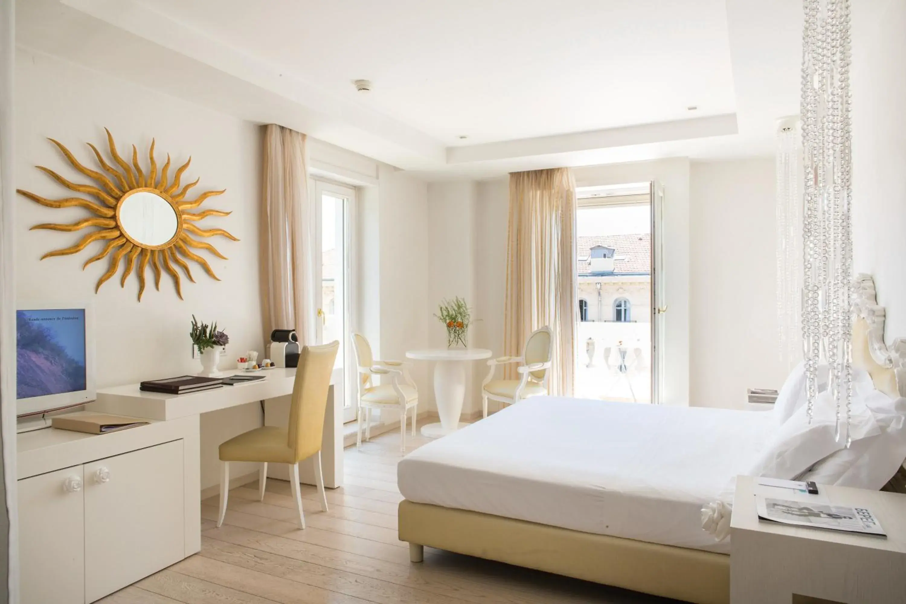 Exclusive Double or Twin Room with Terrace - Free Spa Access in Boscolo Nice Hotel & Spa Exclusive Double or Twin Room with Terrace - Free Spa Access in Boscolo Nice Hotel & Spa