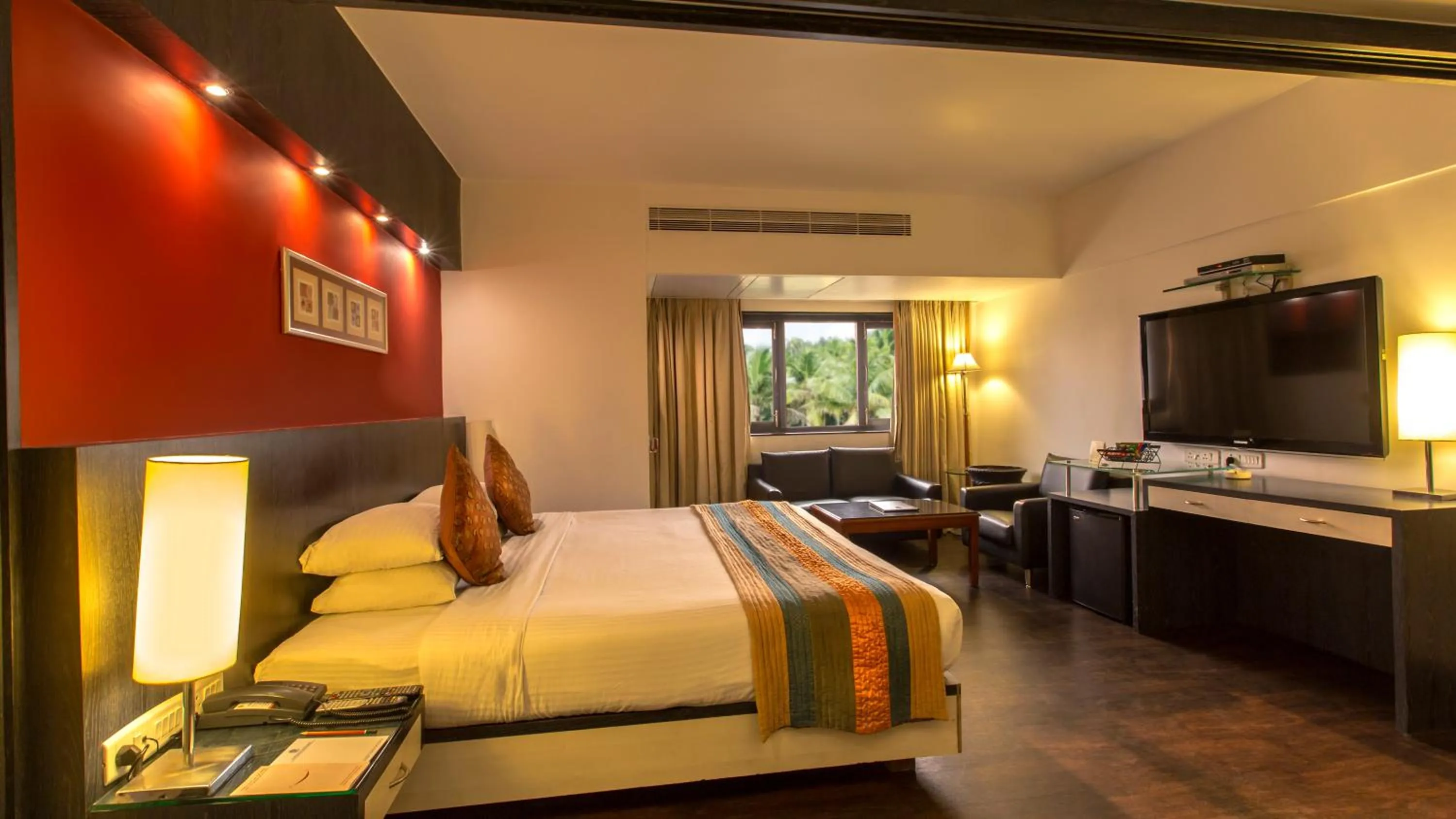Photo of the whole room, Bed in Ramee Guestline Hotel Khar