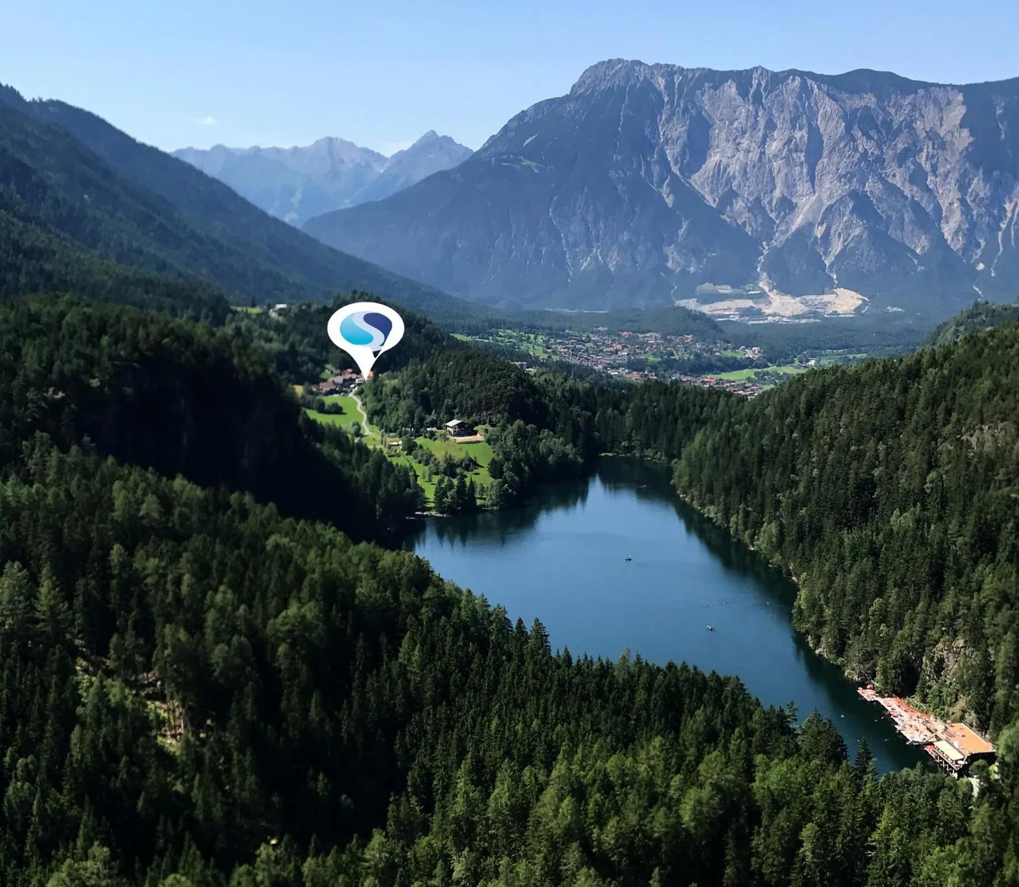 Bird's eye view in Seehüter's Hotel Seerose