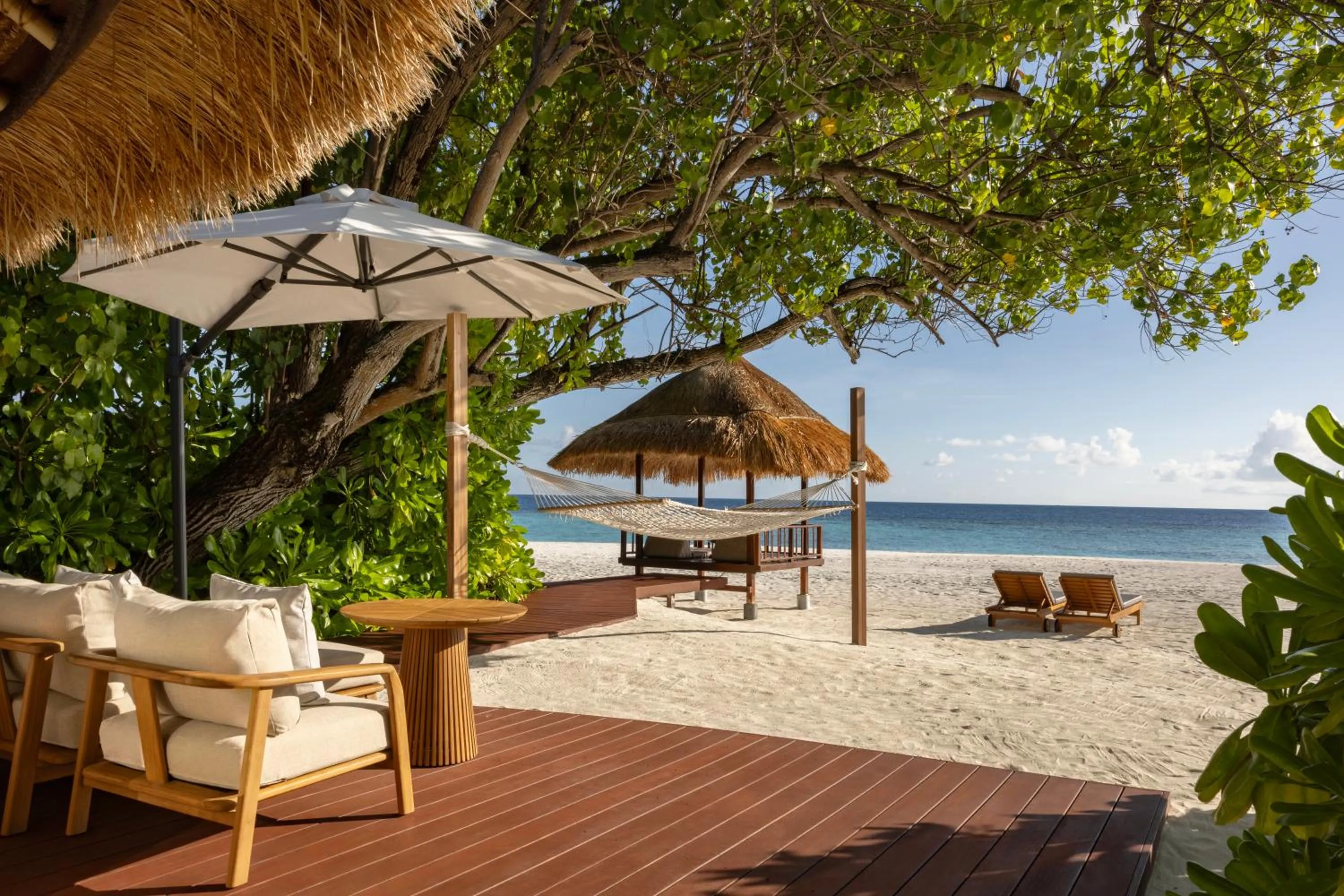 Dining area in Banyan Tree Vabbinfaru