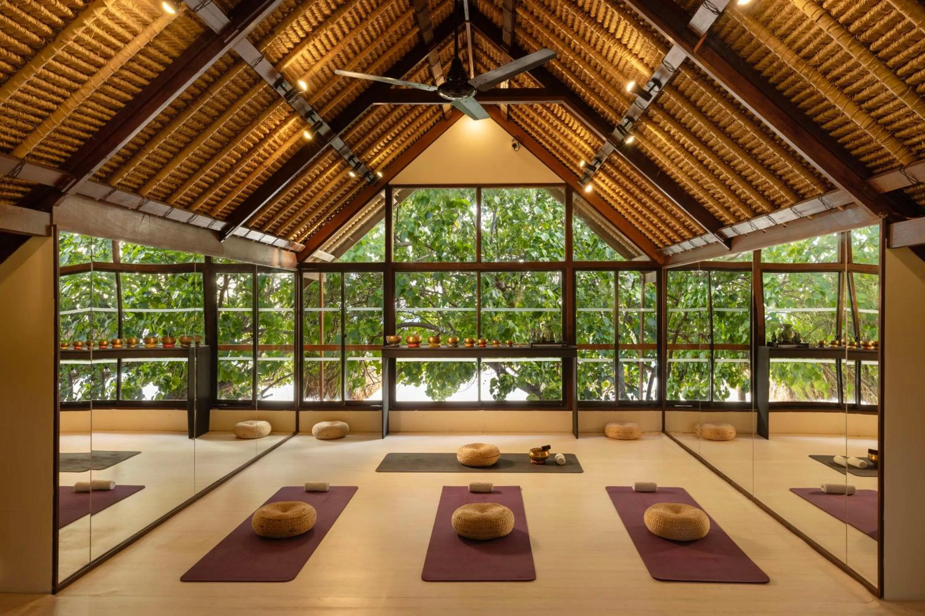 Fitness centre/facilities in Banyan Tree Vabbinfaru