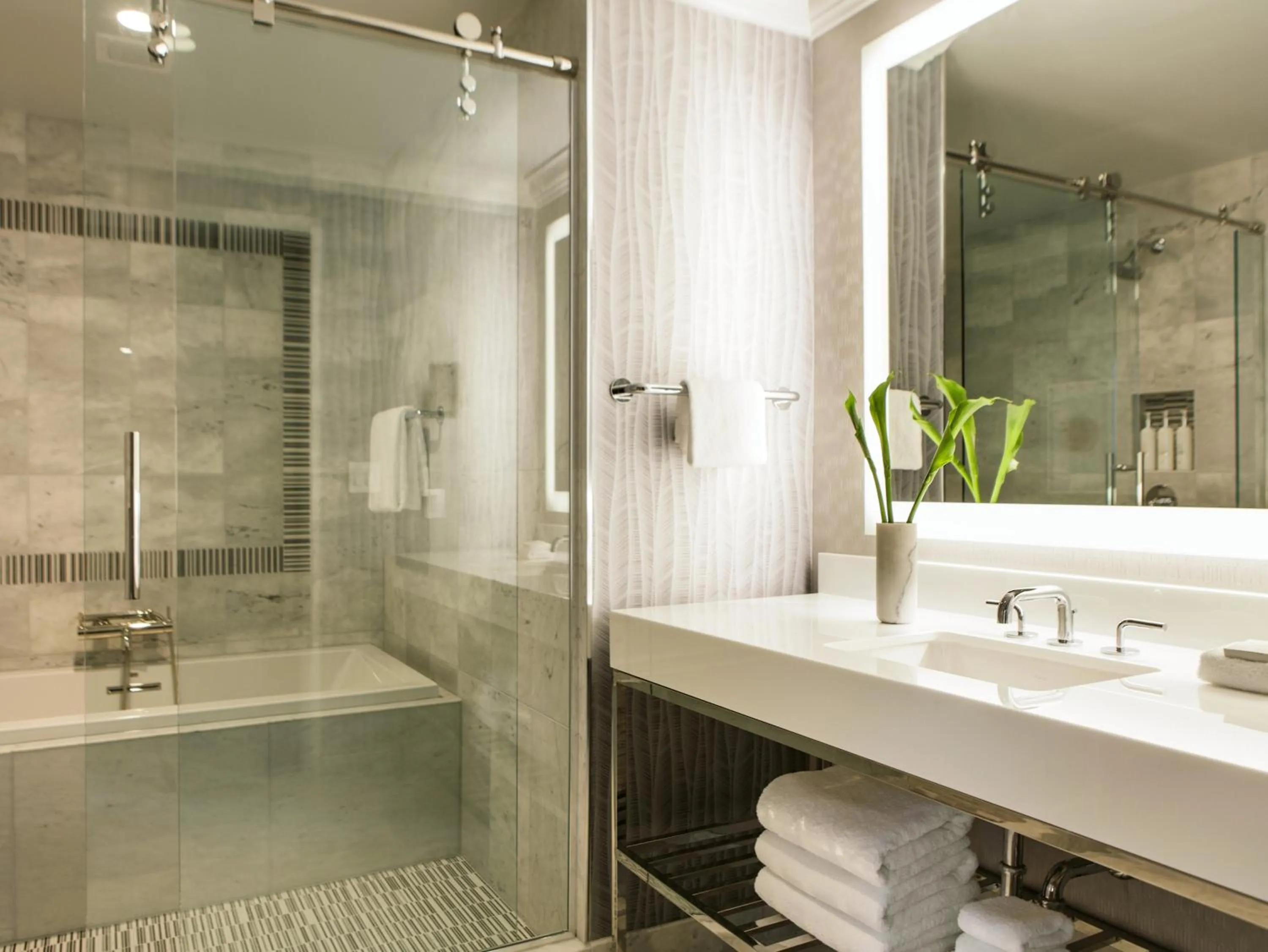 Bathroom in Kimpton Tryon Park Hotel by IHG