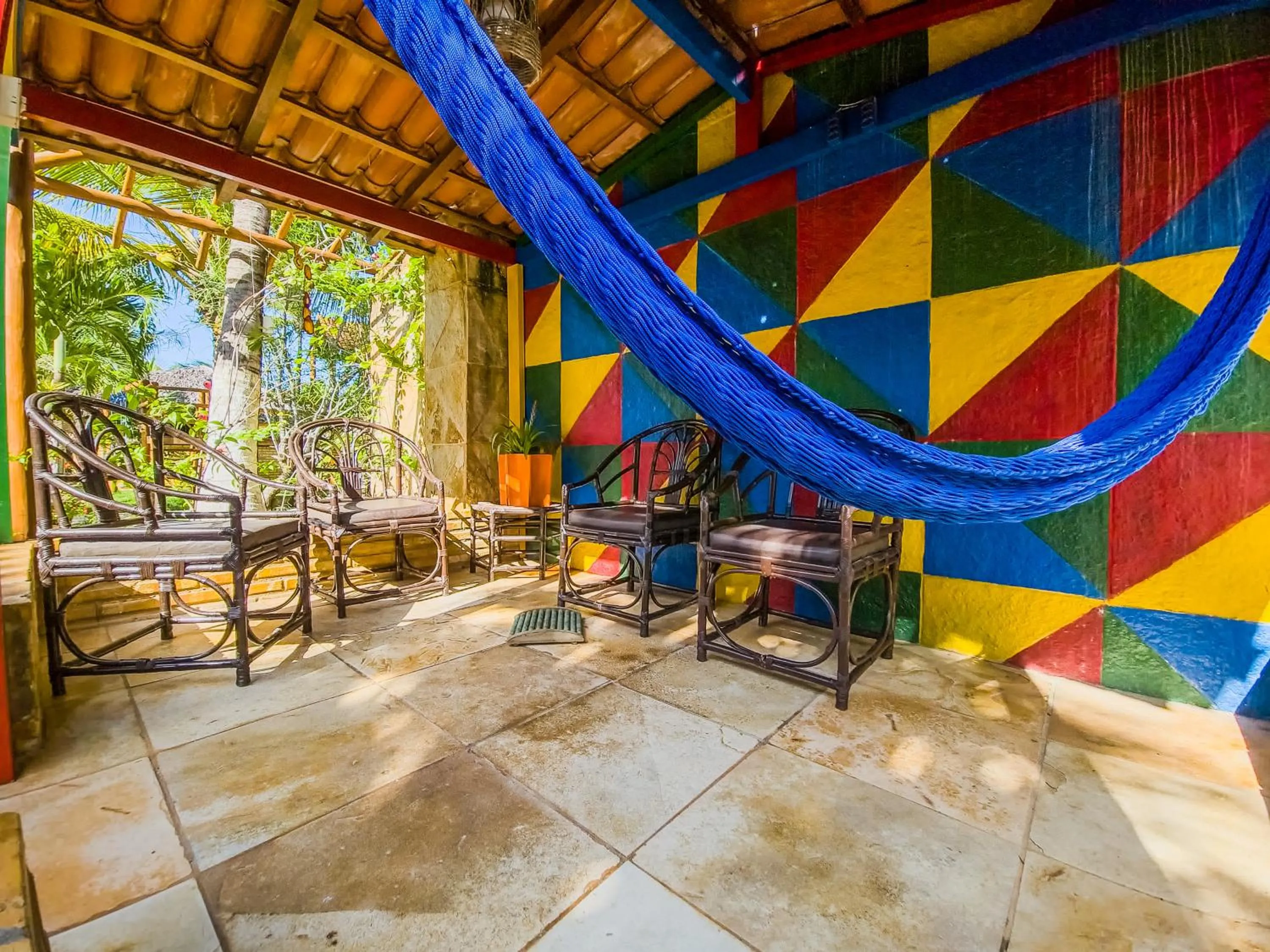 Patio in Pousada Brasil Cumbuco