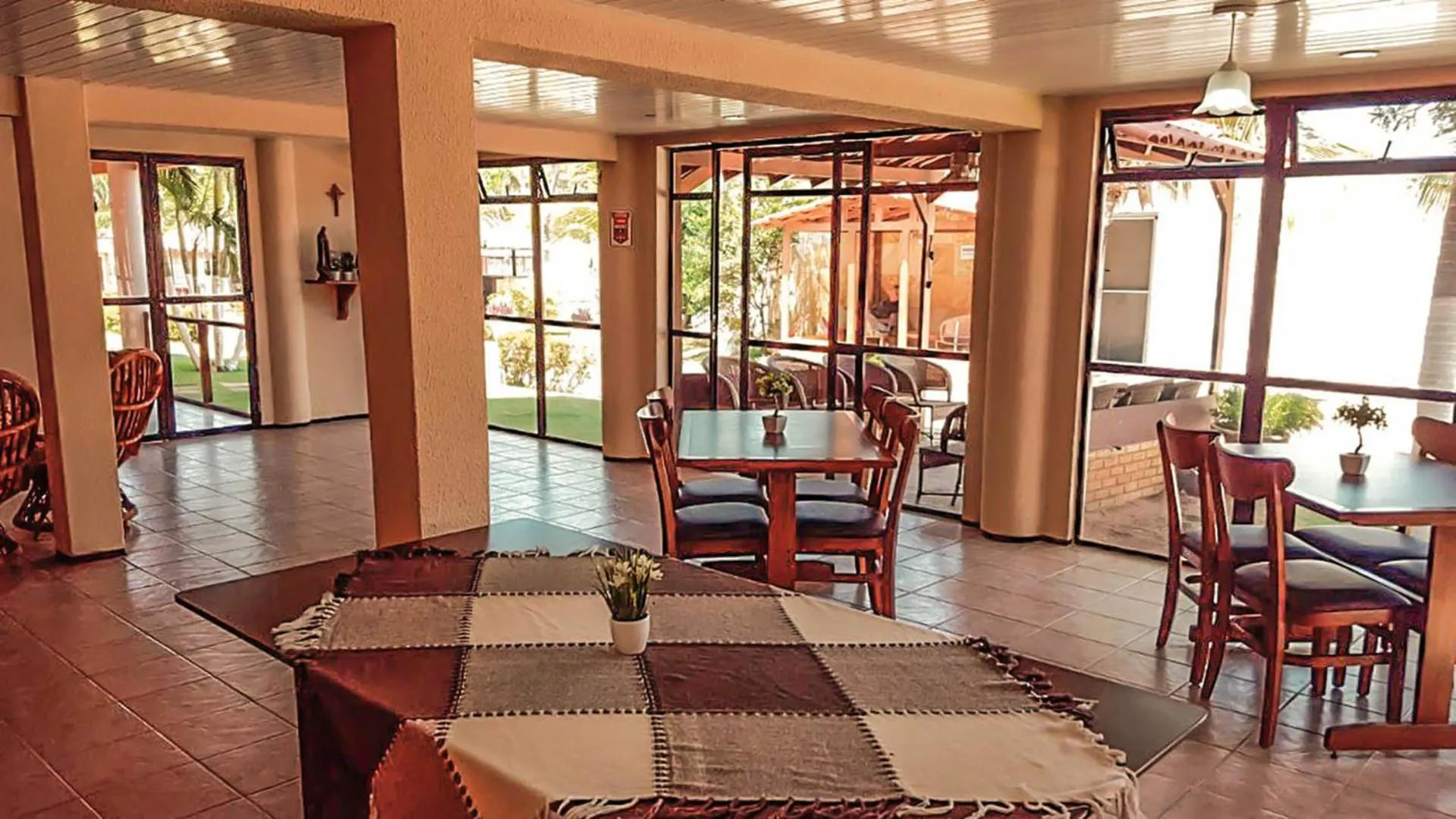 Living room in Pousada Brasil Cumbuco