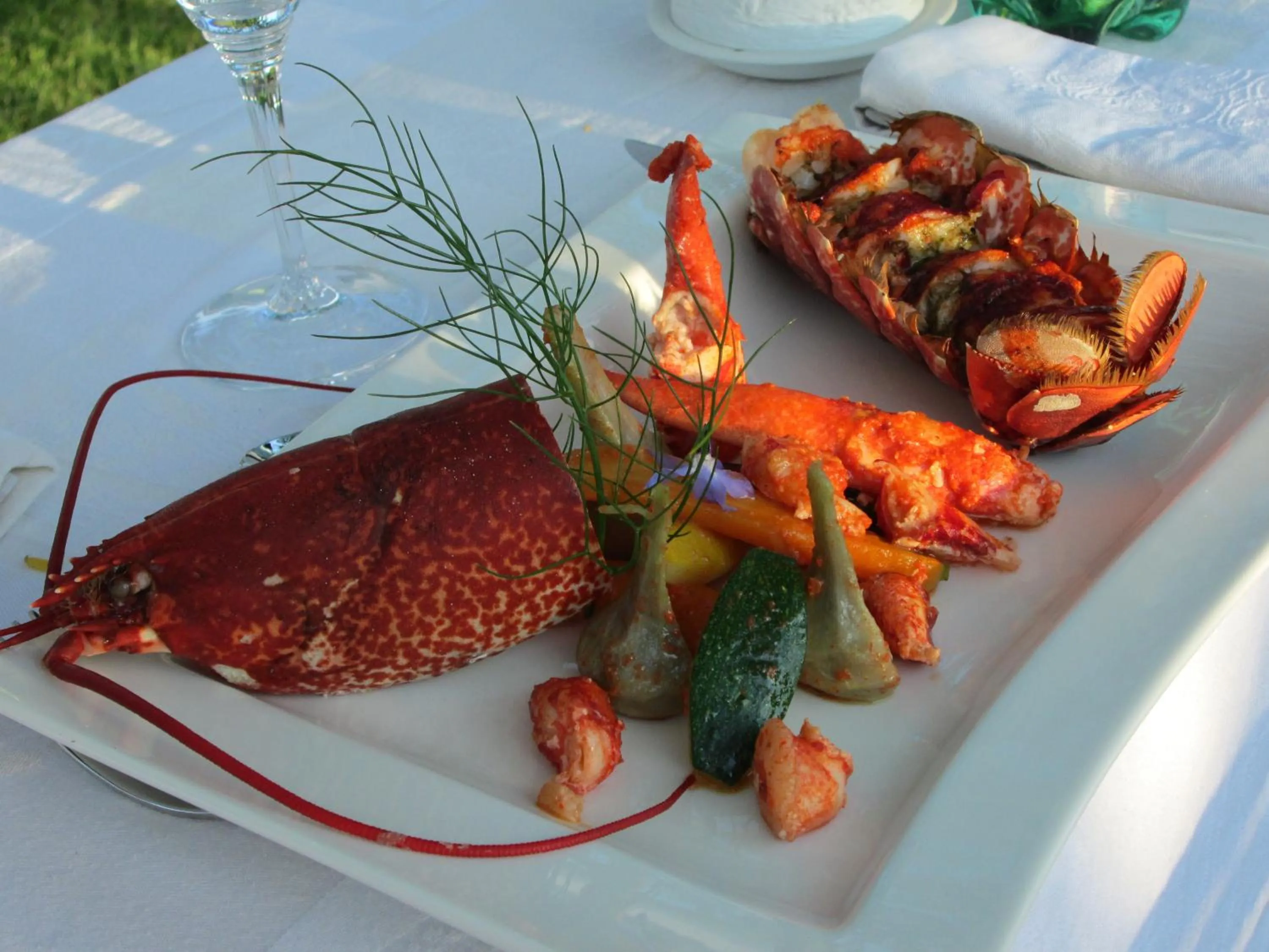 Food close-up in Le Parasol