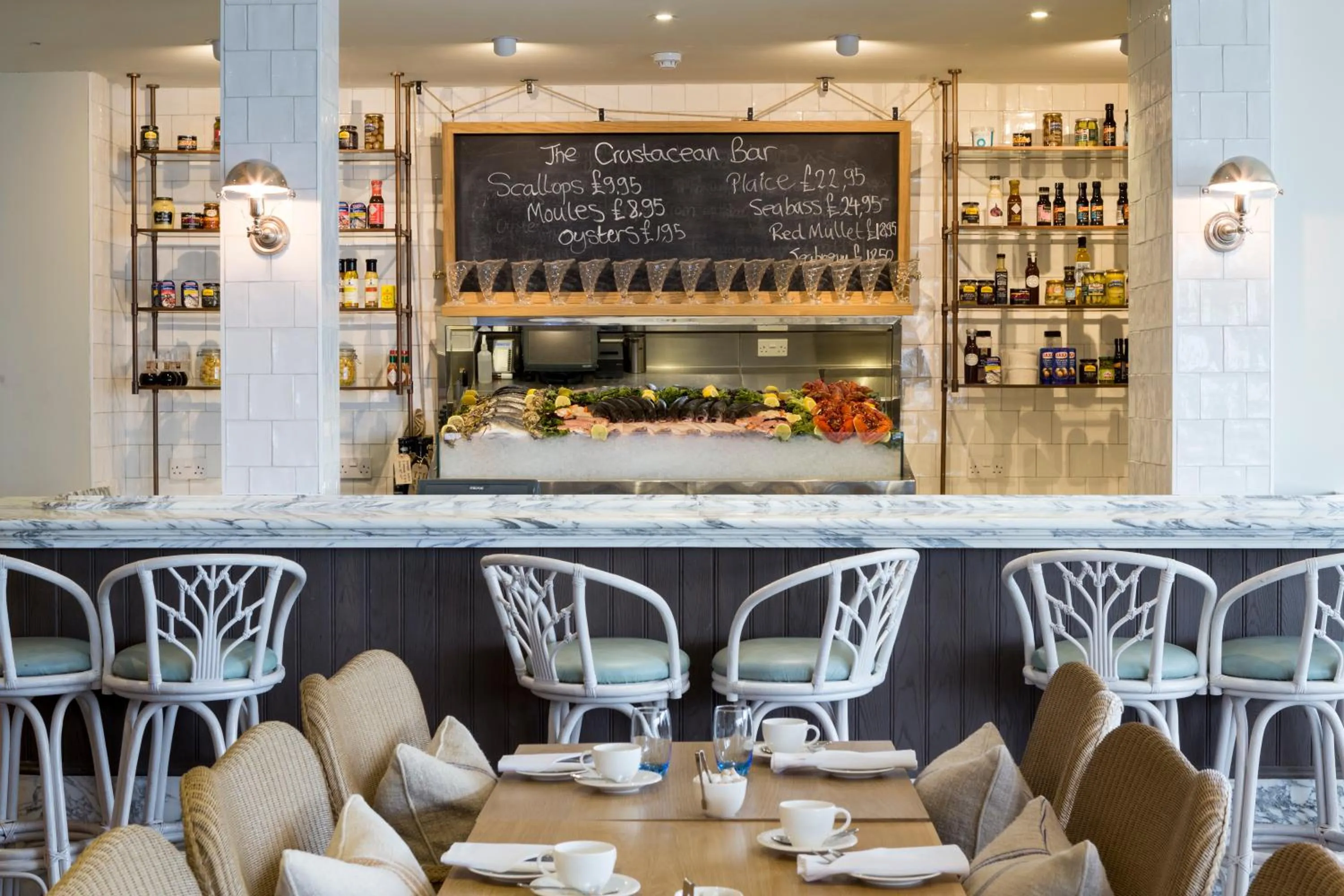 Restaurant/places to eat in Harbour Hotel & Spa Salcombe