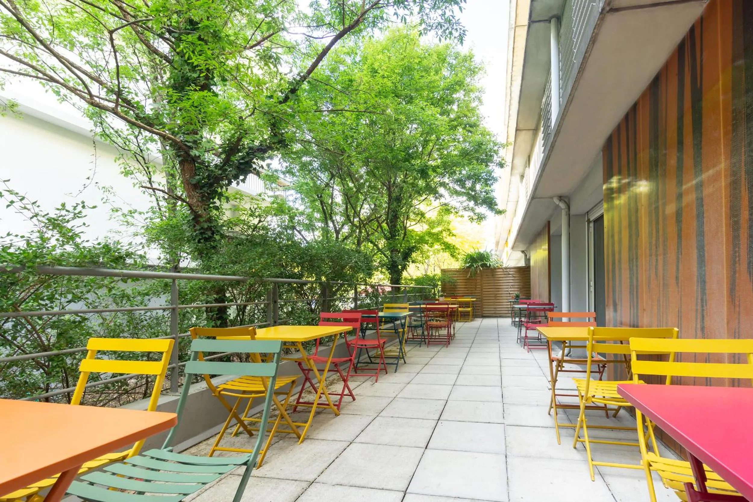 Patio in City Résidence Bordeaux Centre