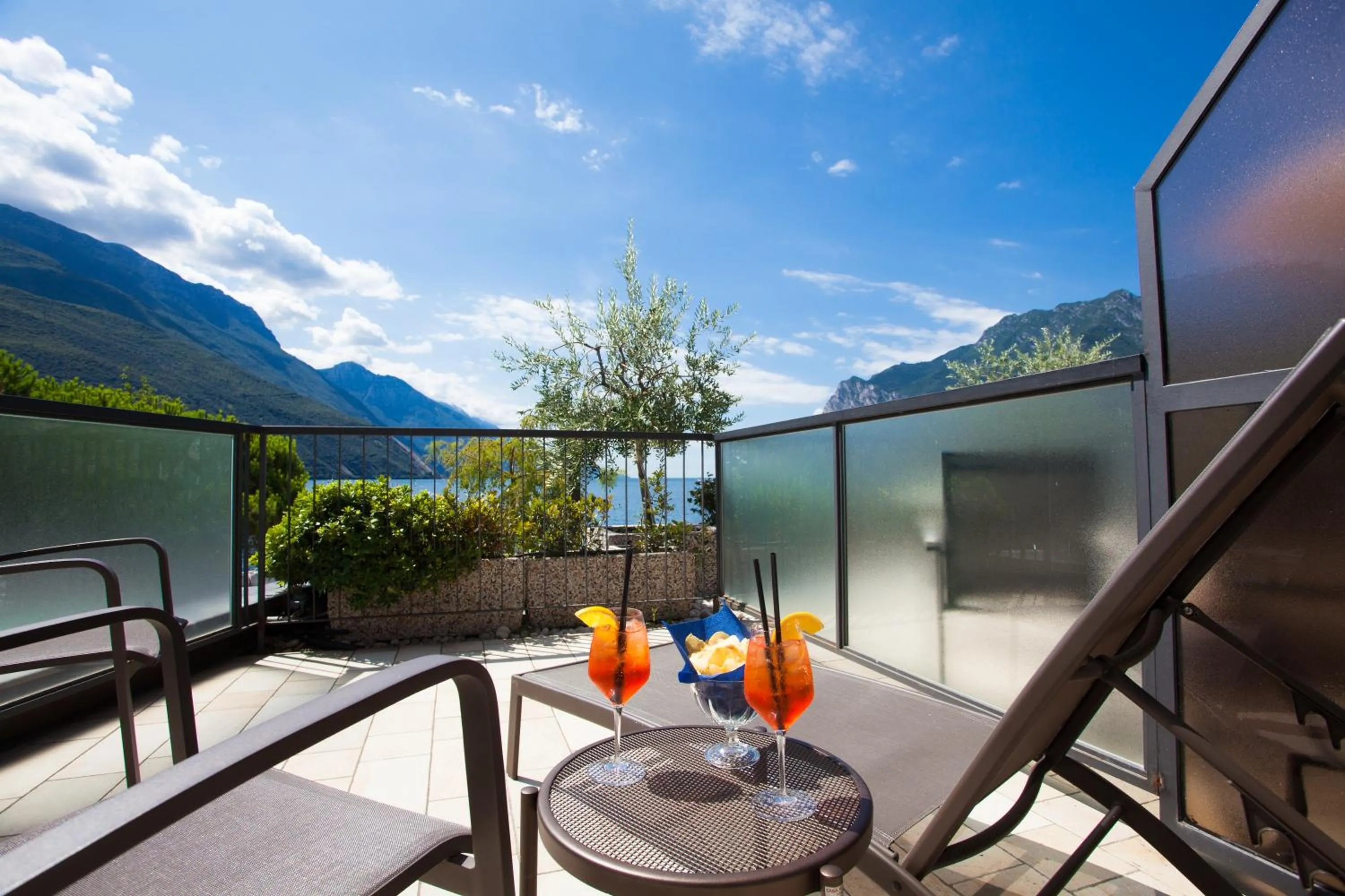 Balcony/Terrace in Hotel Lido Blu - Surf & Bike