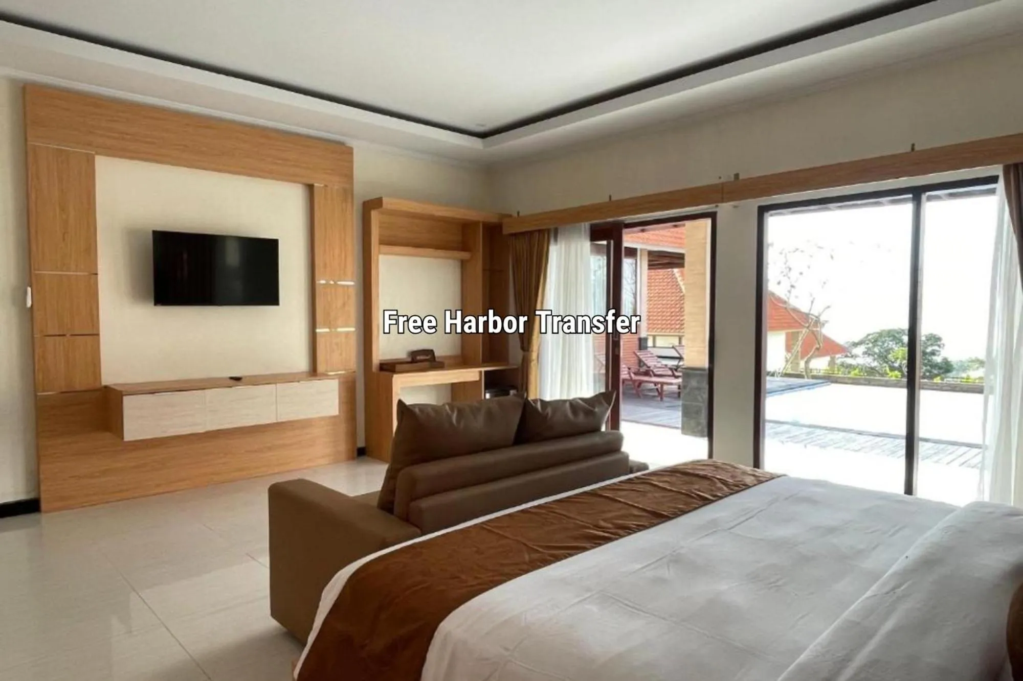 Bed in Semabu Hills Hotel Nusa Penida