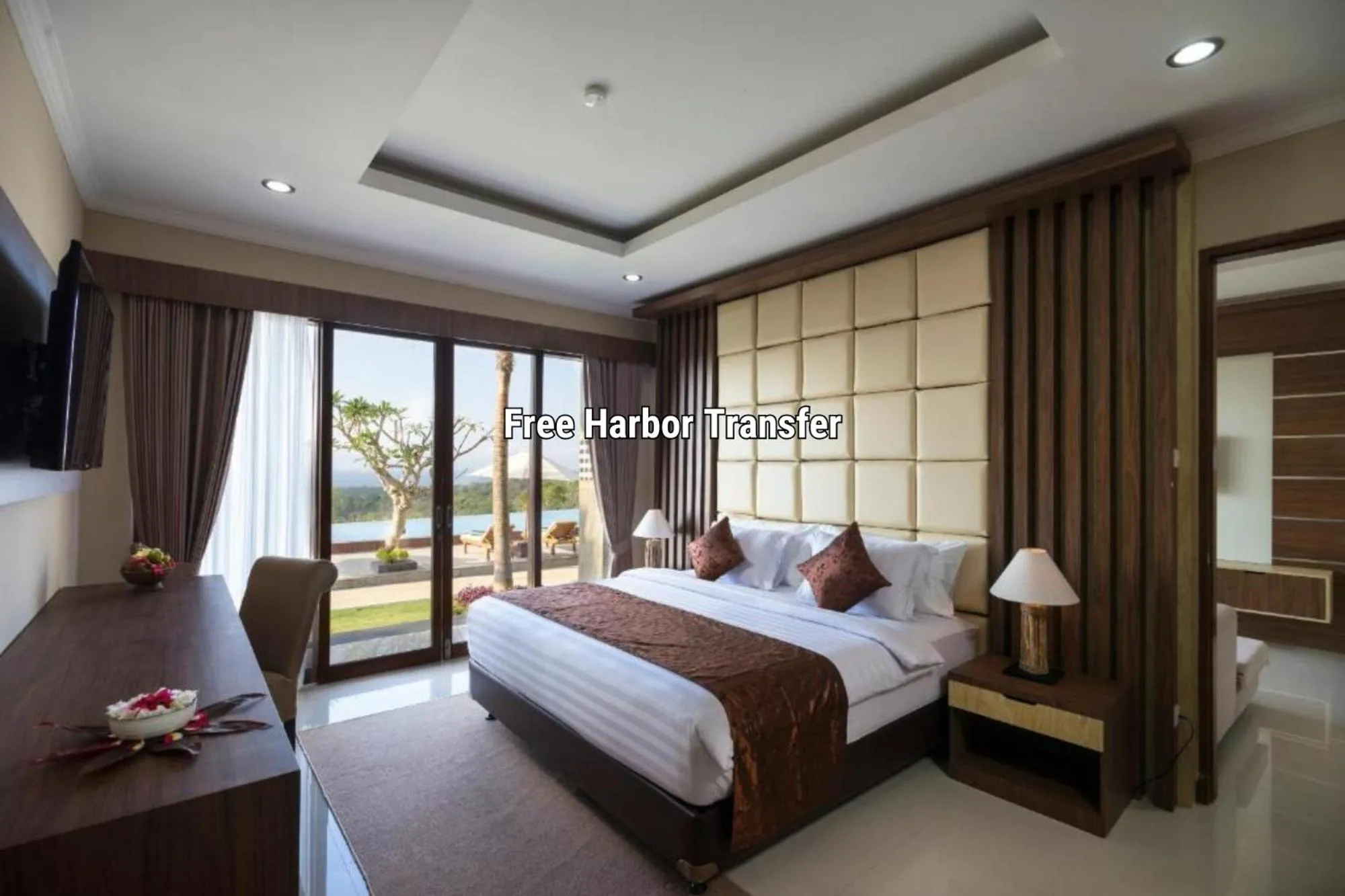 Bed in Semabu Hills Hotel Nusa Penida