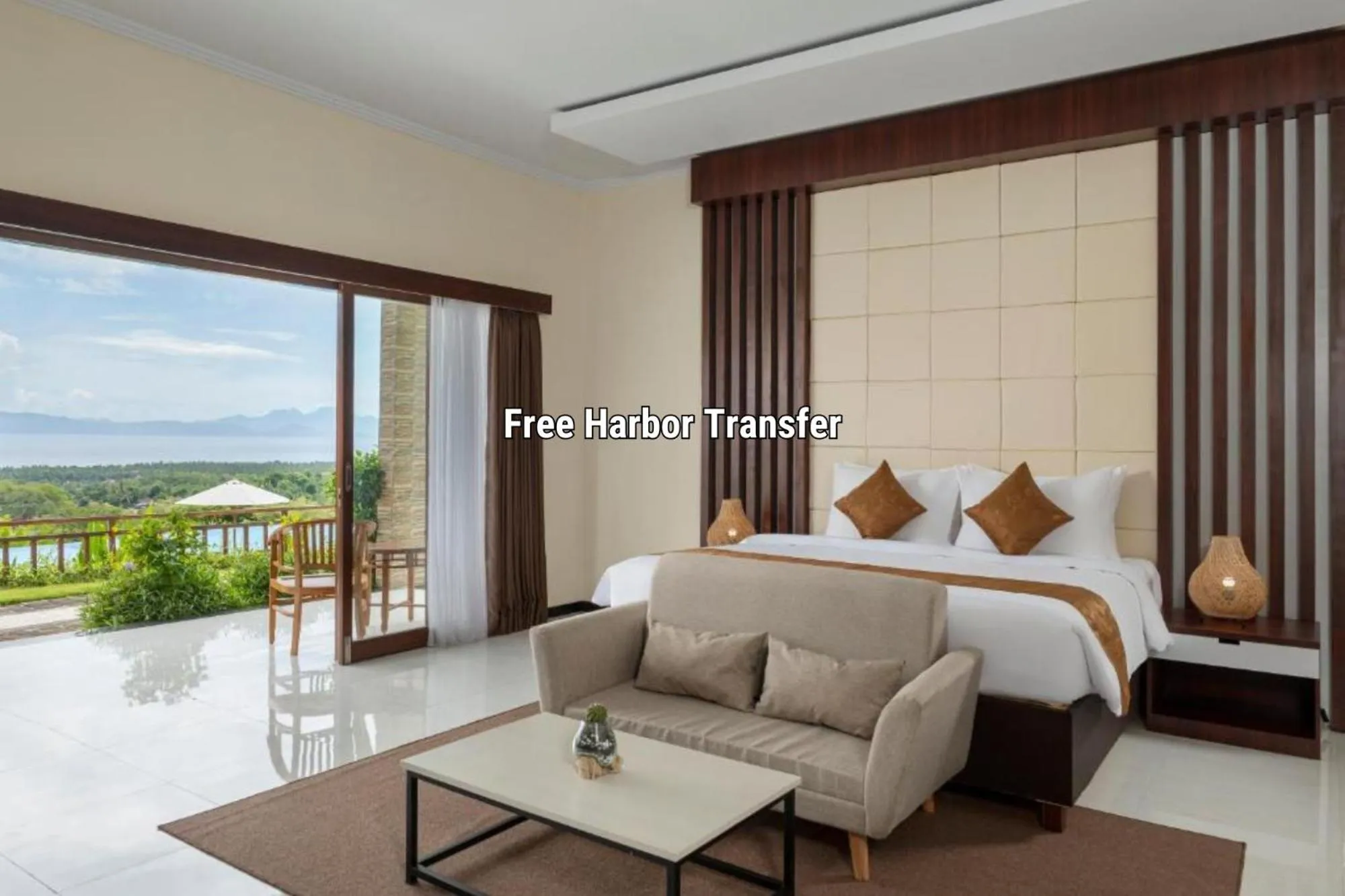 Bed in Semabu Hills Hotel Nusa Penida