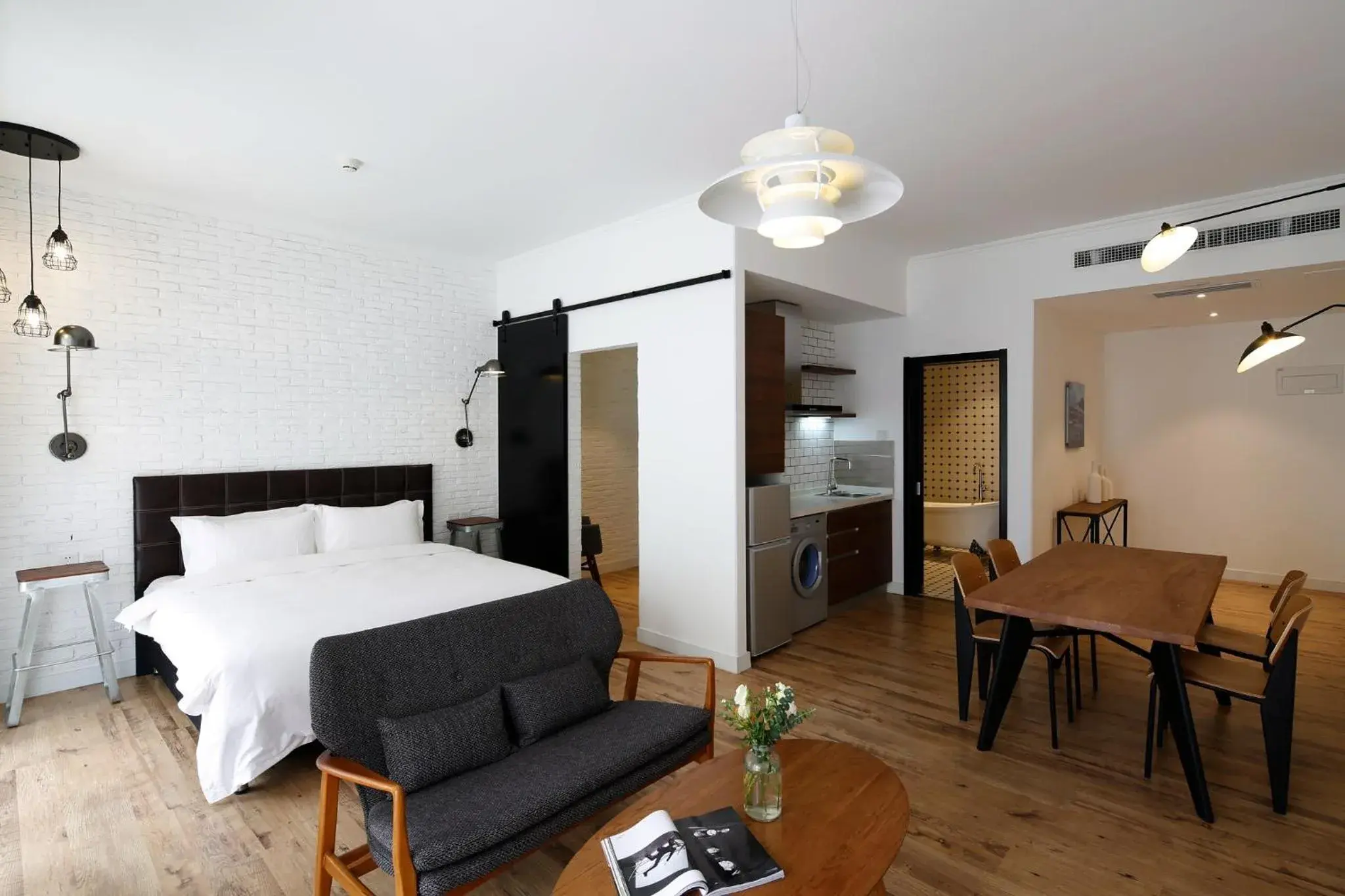 Deluxe Studio with Balcony in Yi Stack Hotel Beijing Deluxe Studio with Balcony in Yi Stack Hotel Beijing