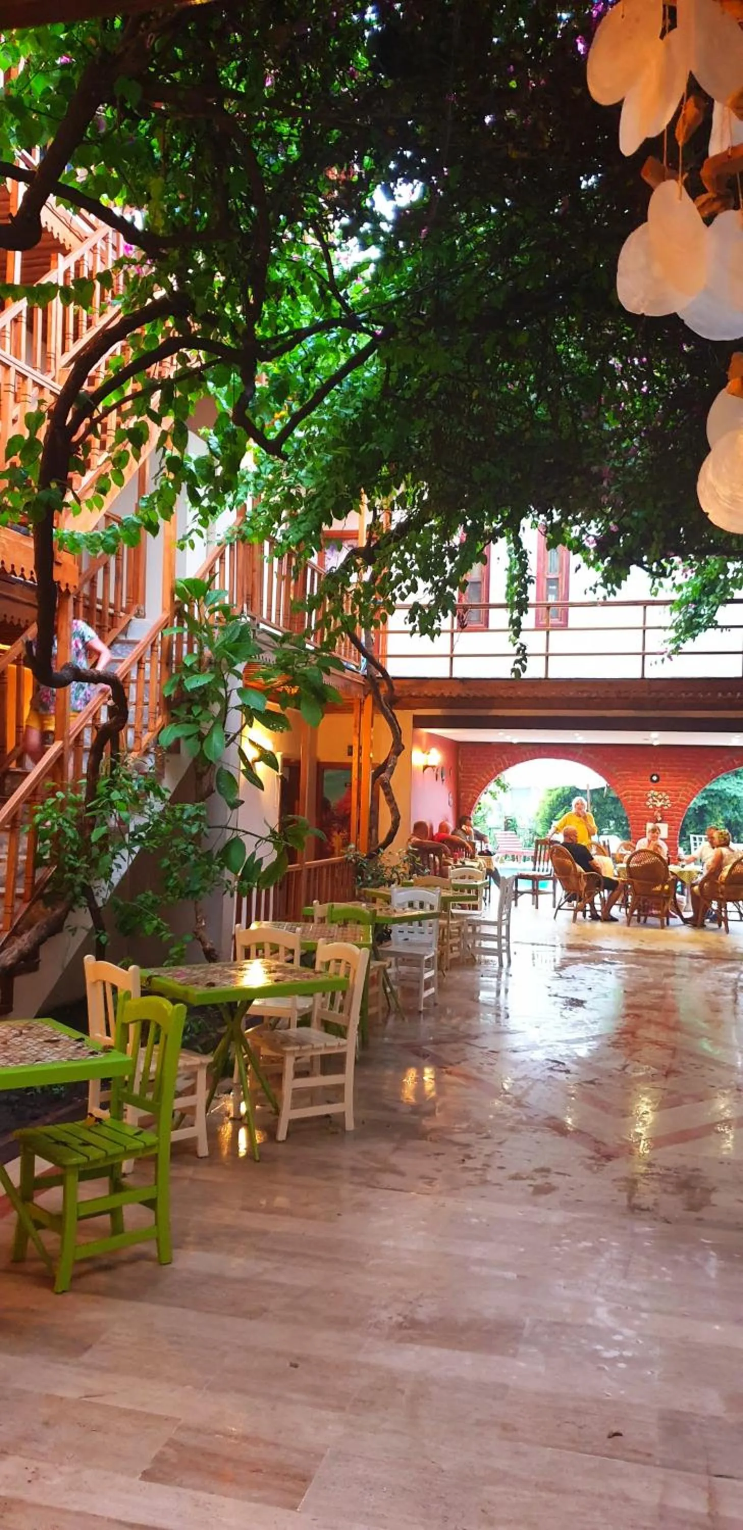 Patio in Konak Su Hotel