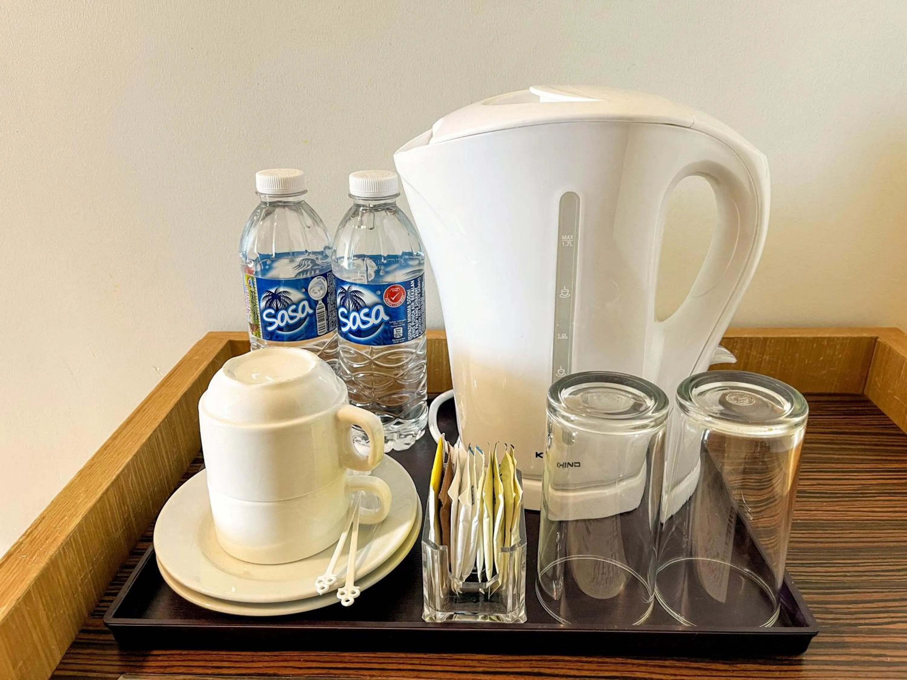 Coffee/tea facilities in Courtyard Hotel 1Borneo